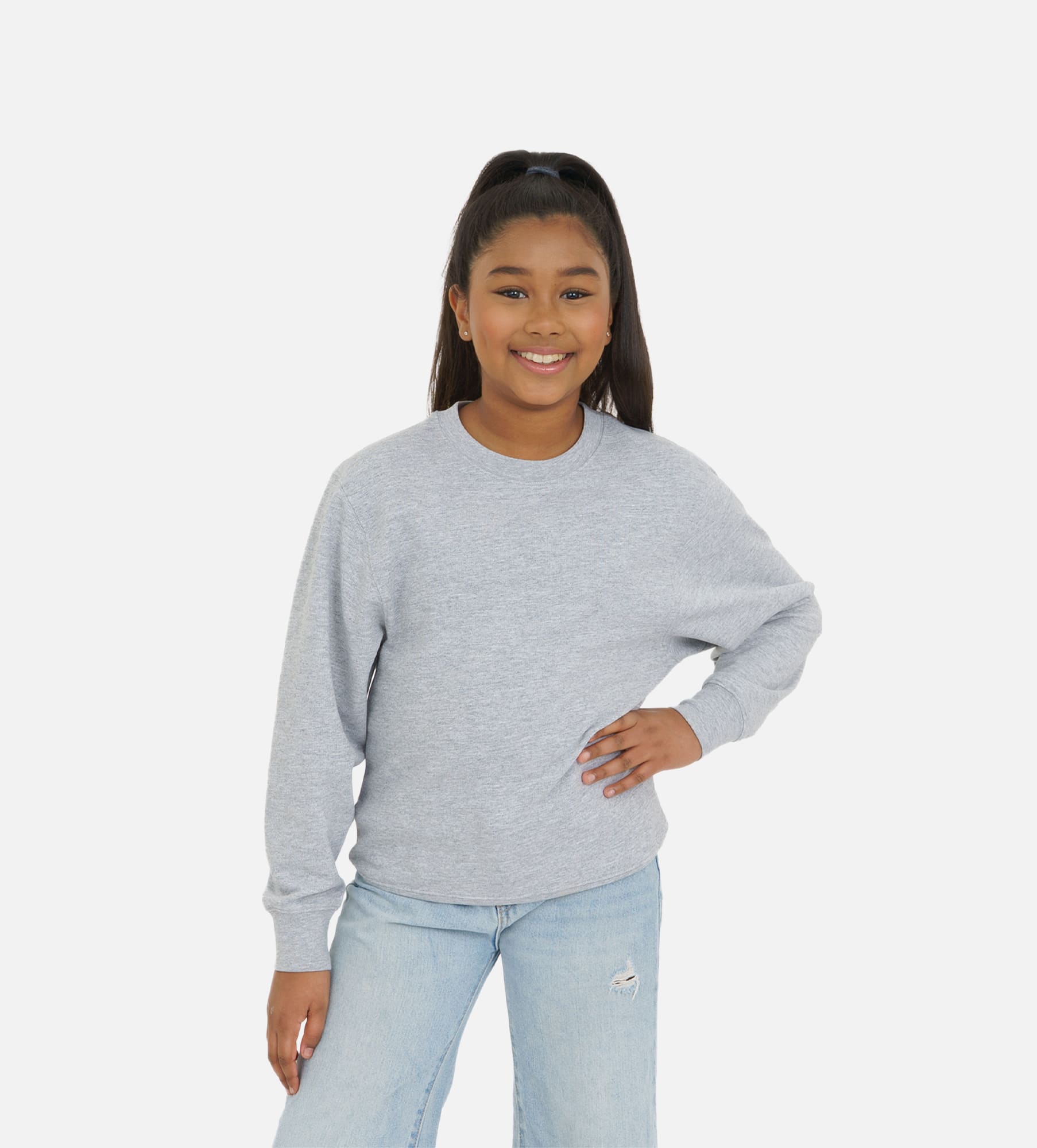 Everyday Fleece Crewneck Youth Sweatshirt