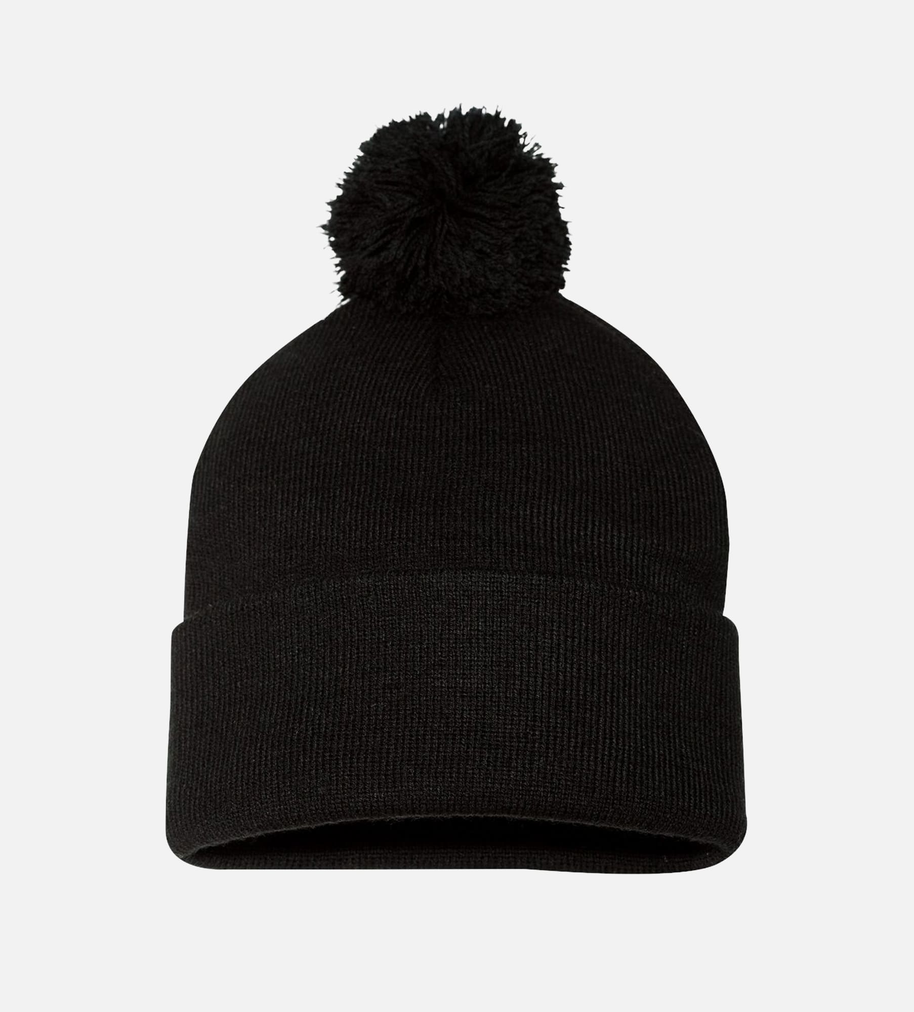 12" Pom-Pom Cuffed Beanie
