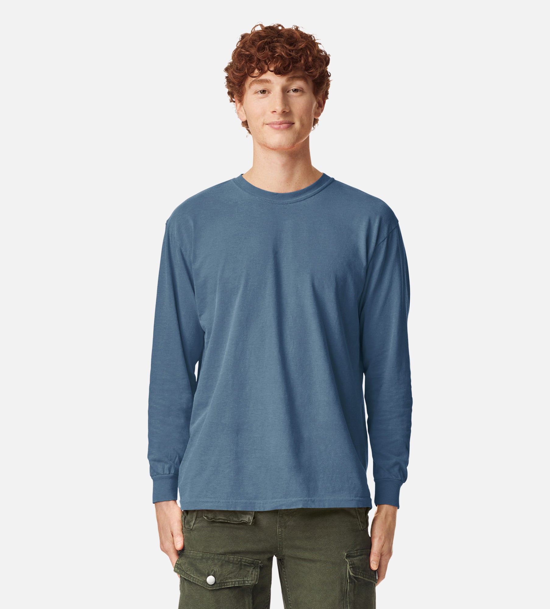 Unisex Garment-Dyed Heavyweight Long Sleeve T-Shirt