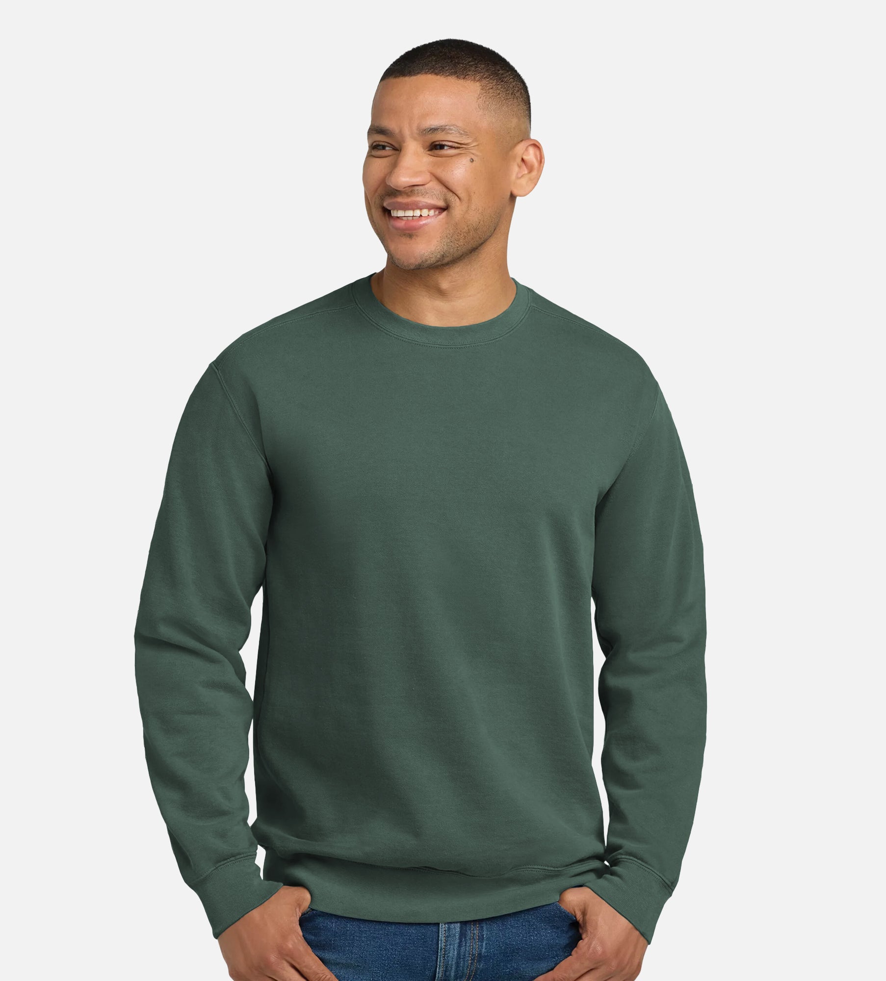 Unisex Garment-Dyed Crewneck Sweatshirt