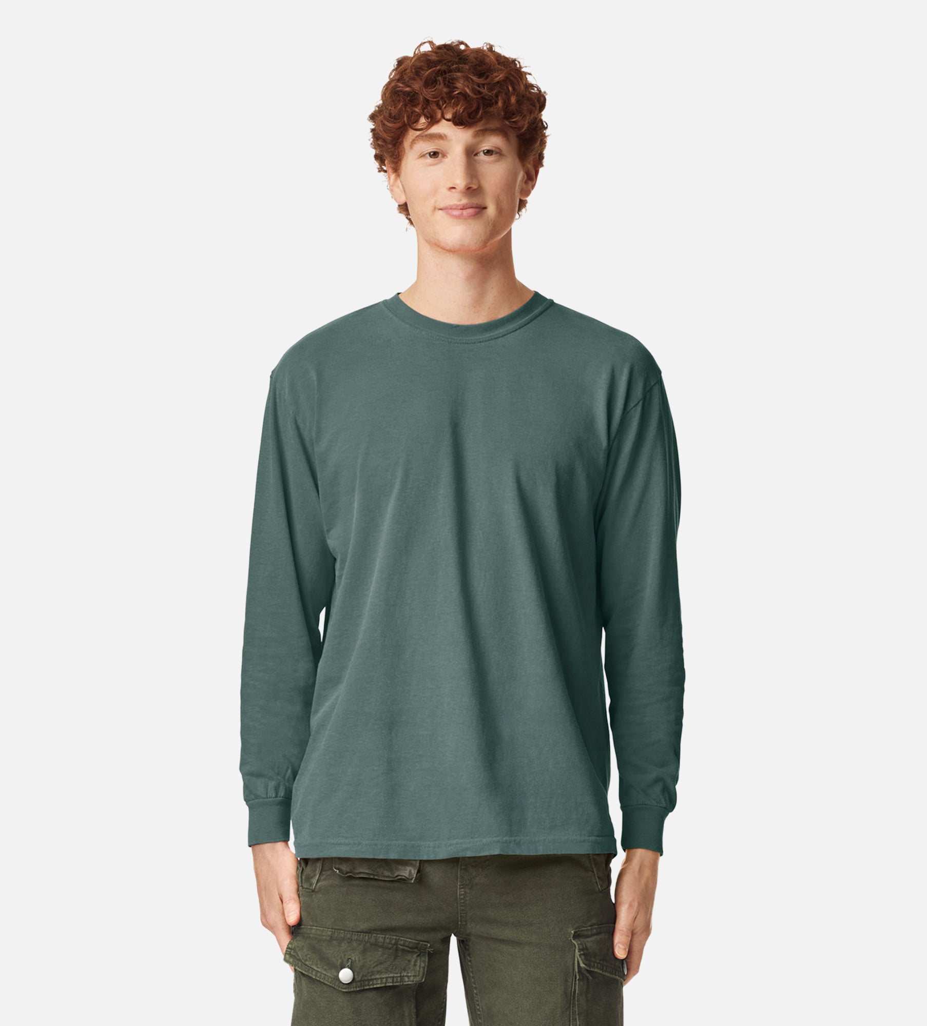 Unisex Garment-Dyed Heavyweight Long Sleeve T-Shirt