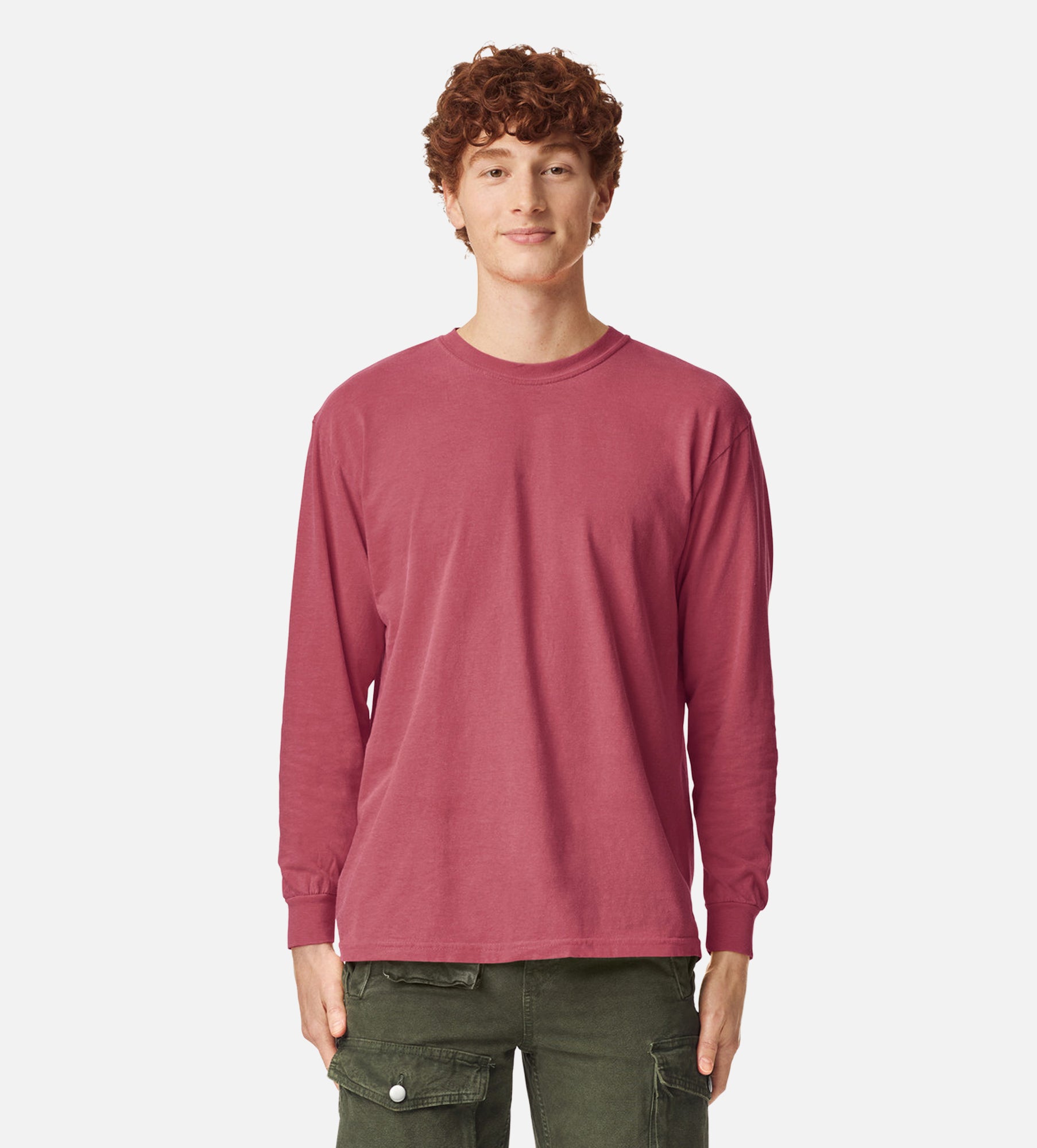Unisex Garment-Dyed Heavyweight Long Sleeve T-Shirt