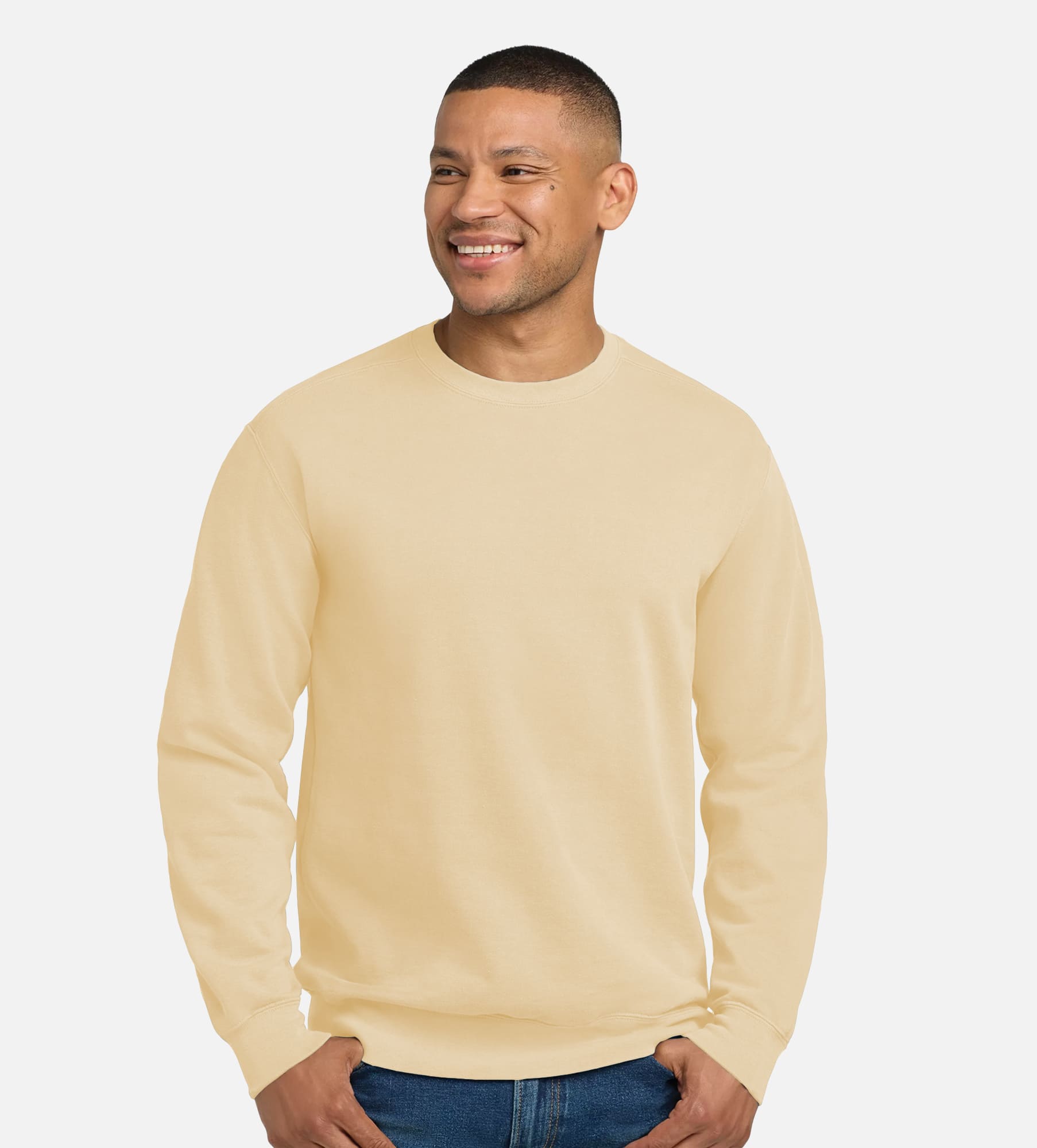 Unisex Garment-Dyed Crewneck Sweatshirt