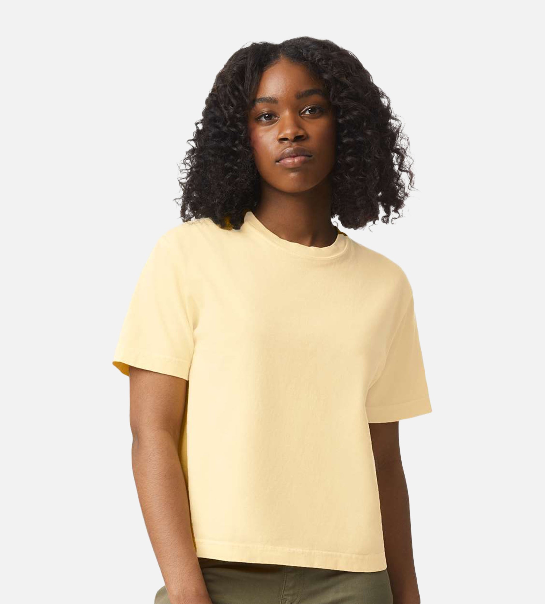 Women's Garment-Dyed Heavyweight Boxy T-Shirt