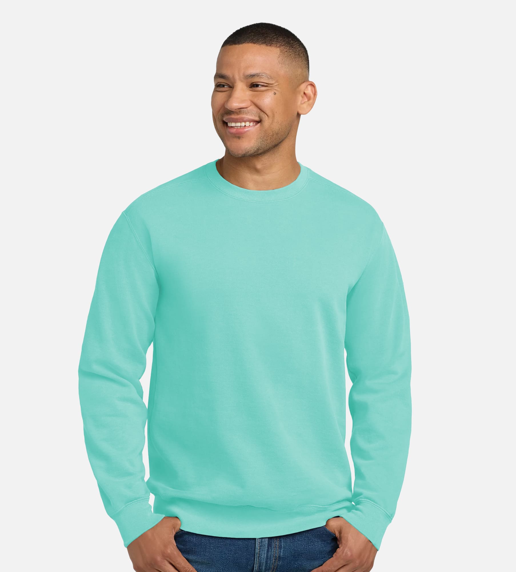 Unisex Garment-Dyed Crewneck Sweatshirt
