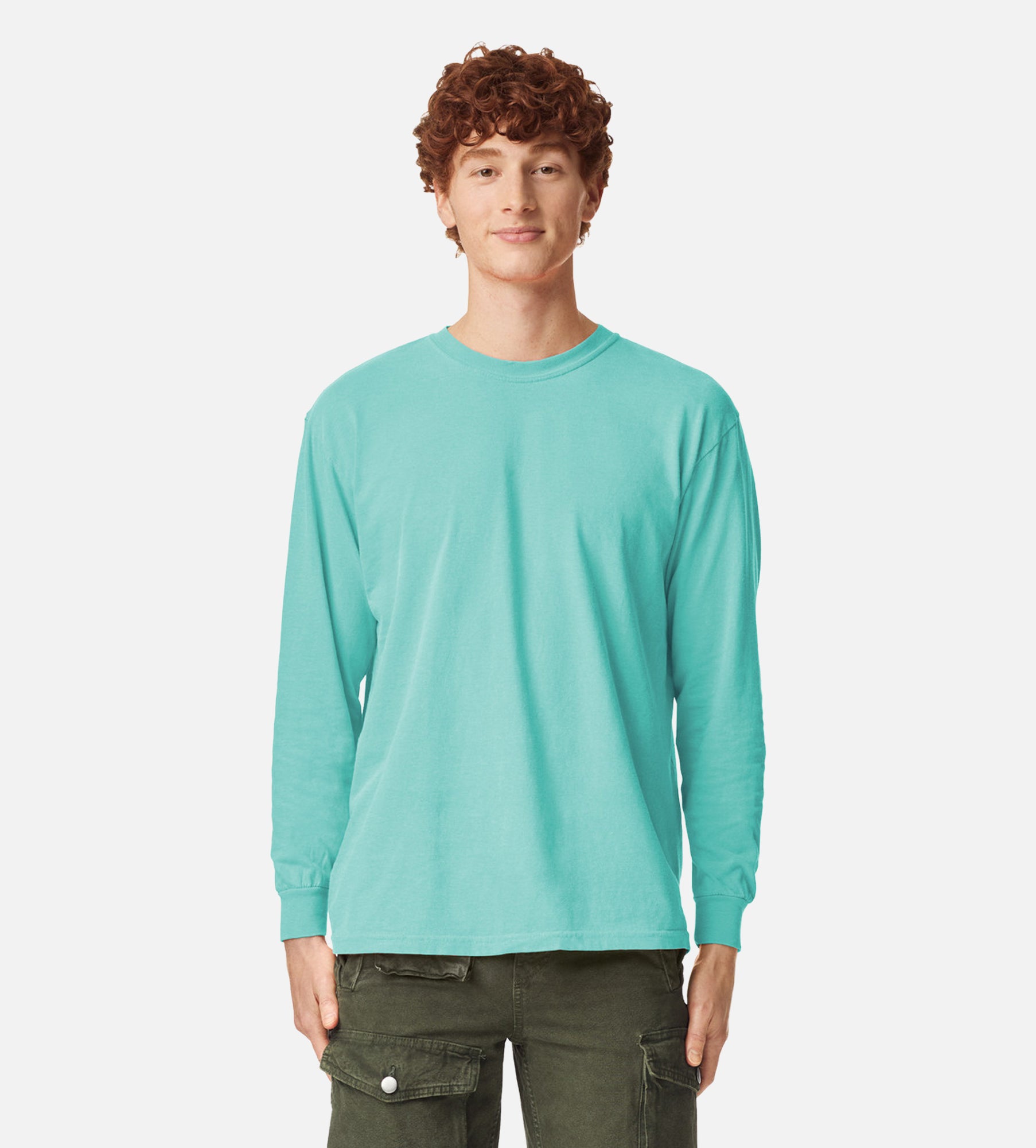 Unisex Garment-Dyed Heavyweight Long Sleeve T-Shirt