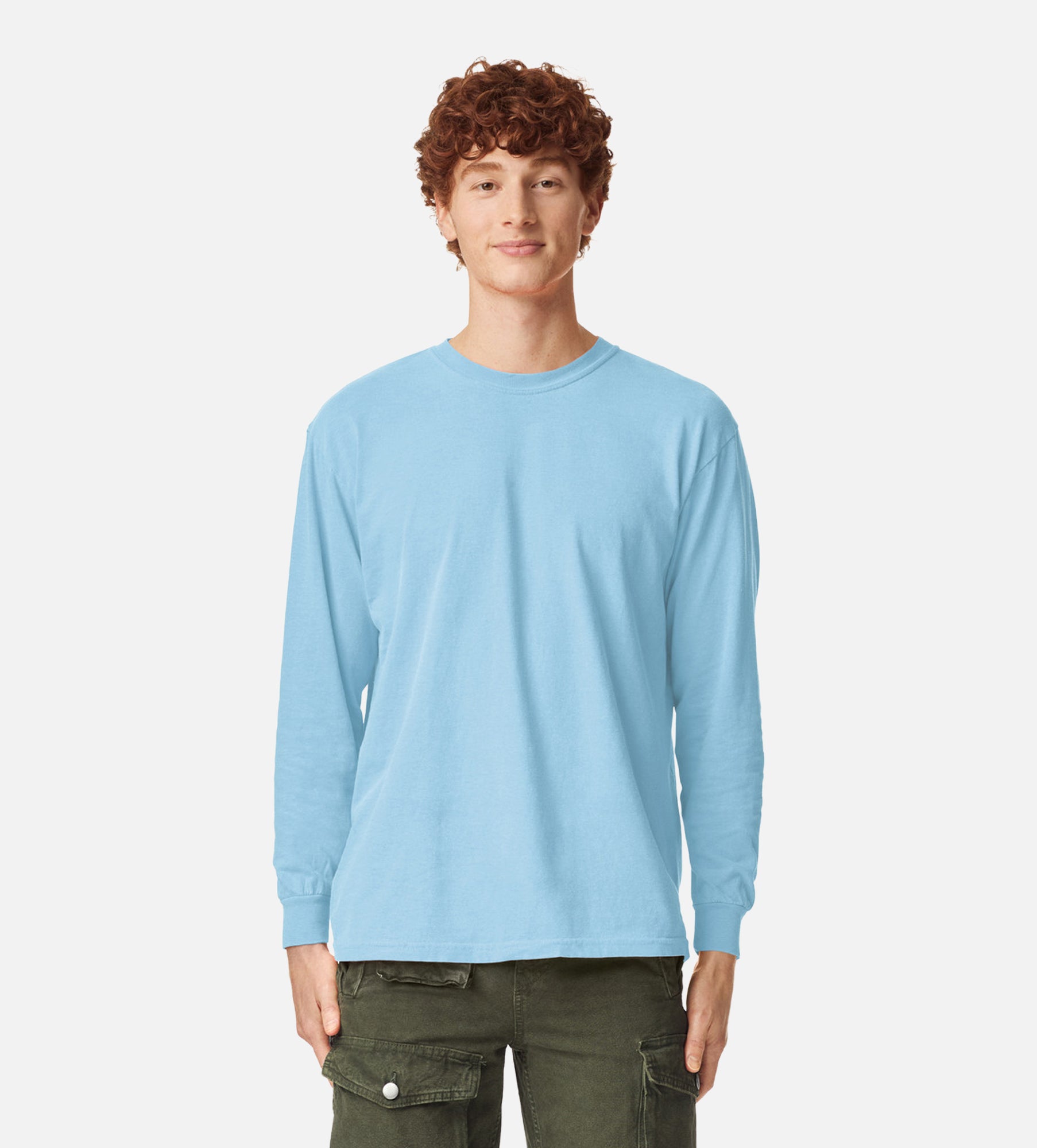 Unisex Garment-Dyed Heavyweight Long Sleeve T-Shirt