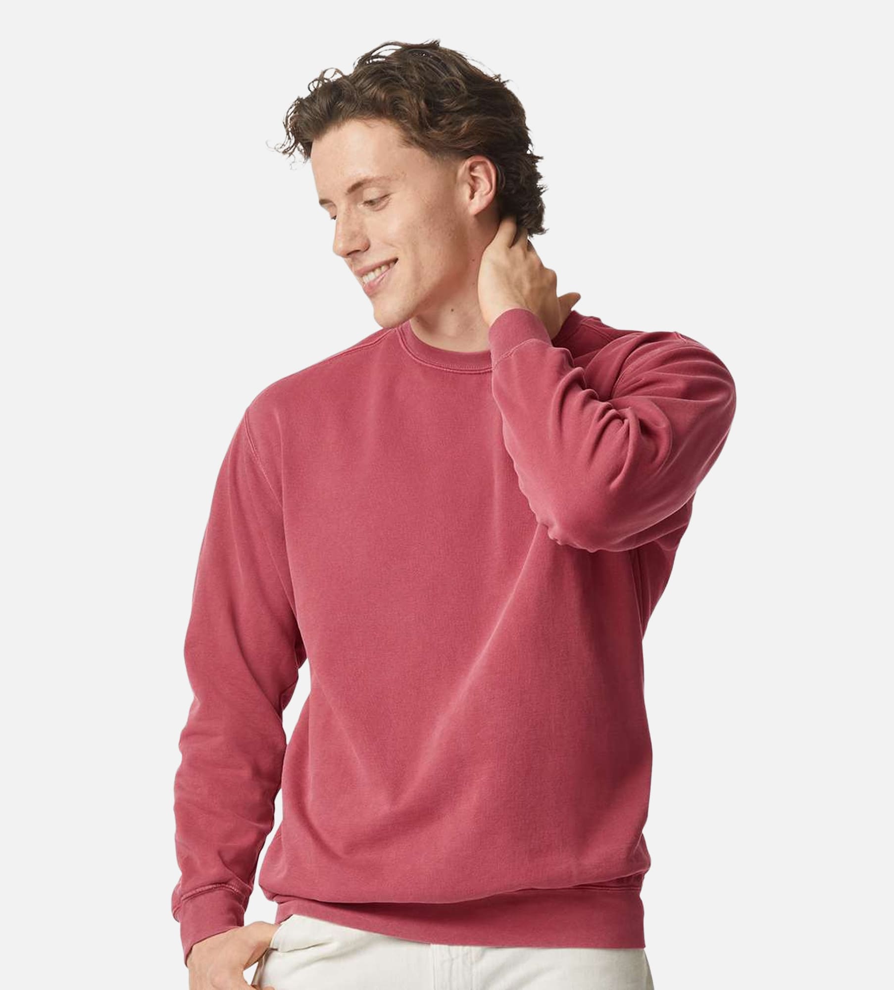 Unisex Garment-Dyed Crewneck Sweatshirt