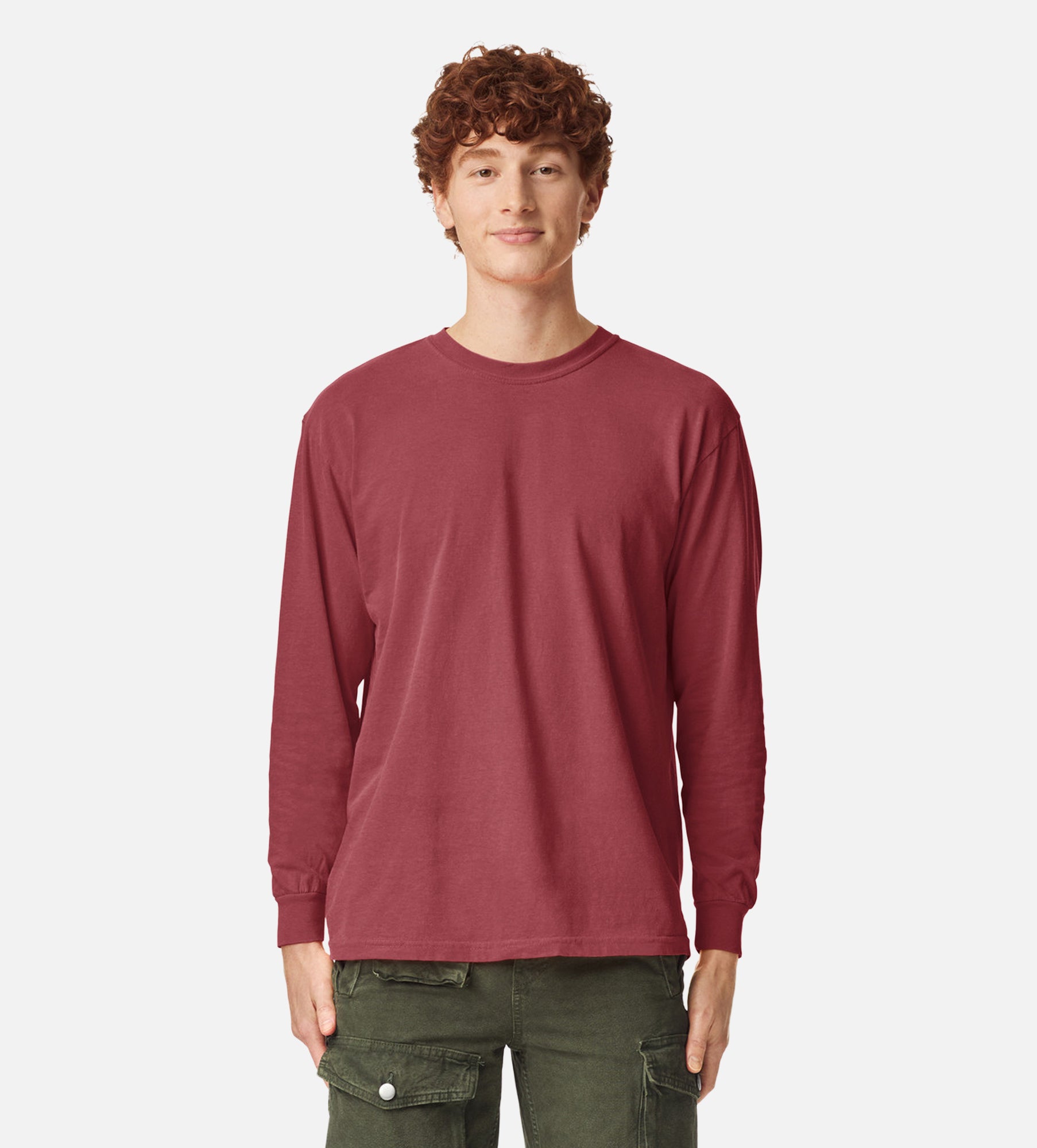 Unisex Garment-Dyed Heavyweight Long Sleeve T-Shirt