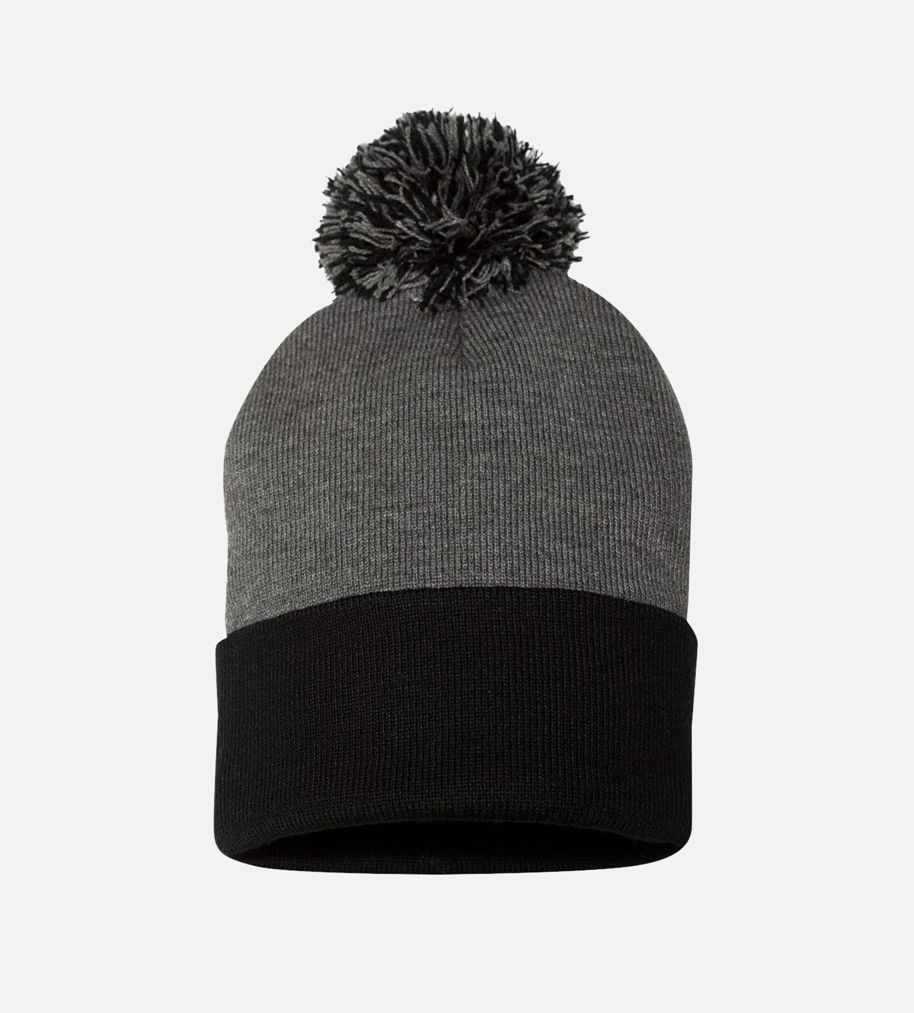 12" Pom-Pom Cuffed Beanie