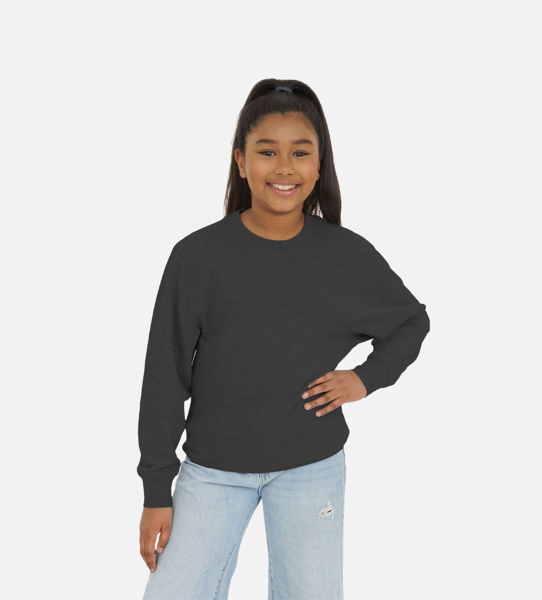 Everyday Fleece Crewneck Youth Sweatshirt