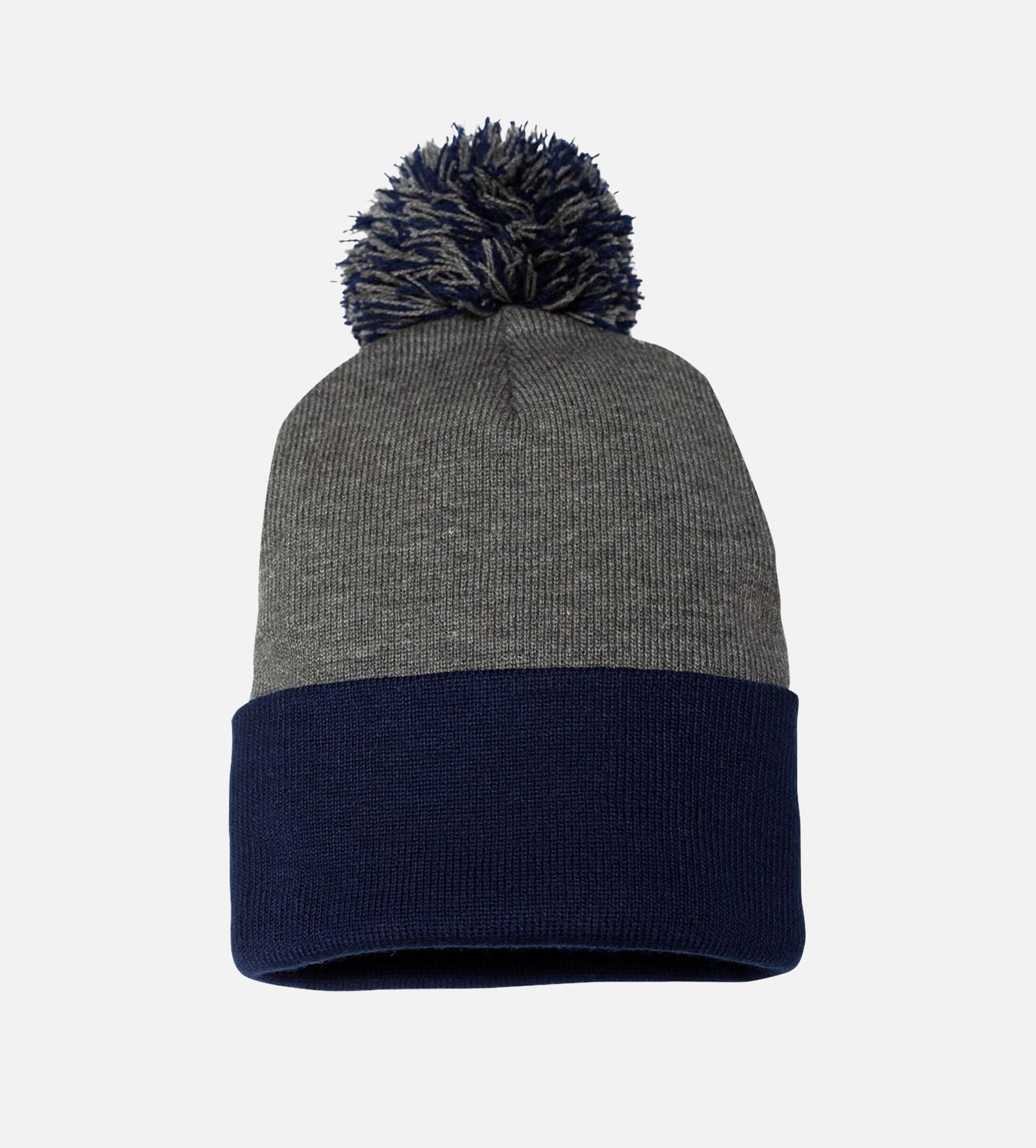 12" Pom-Pom Cuffed Beanie