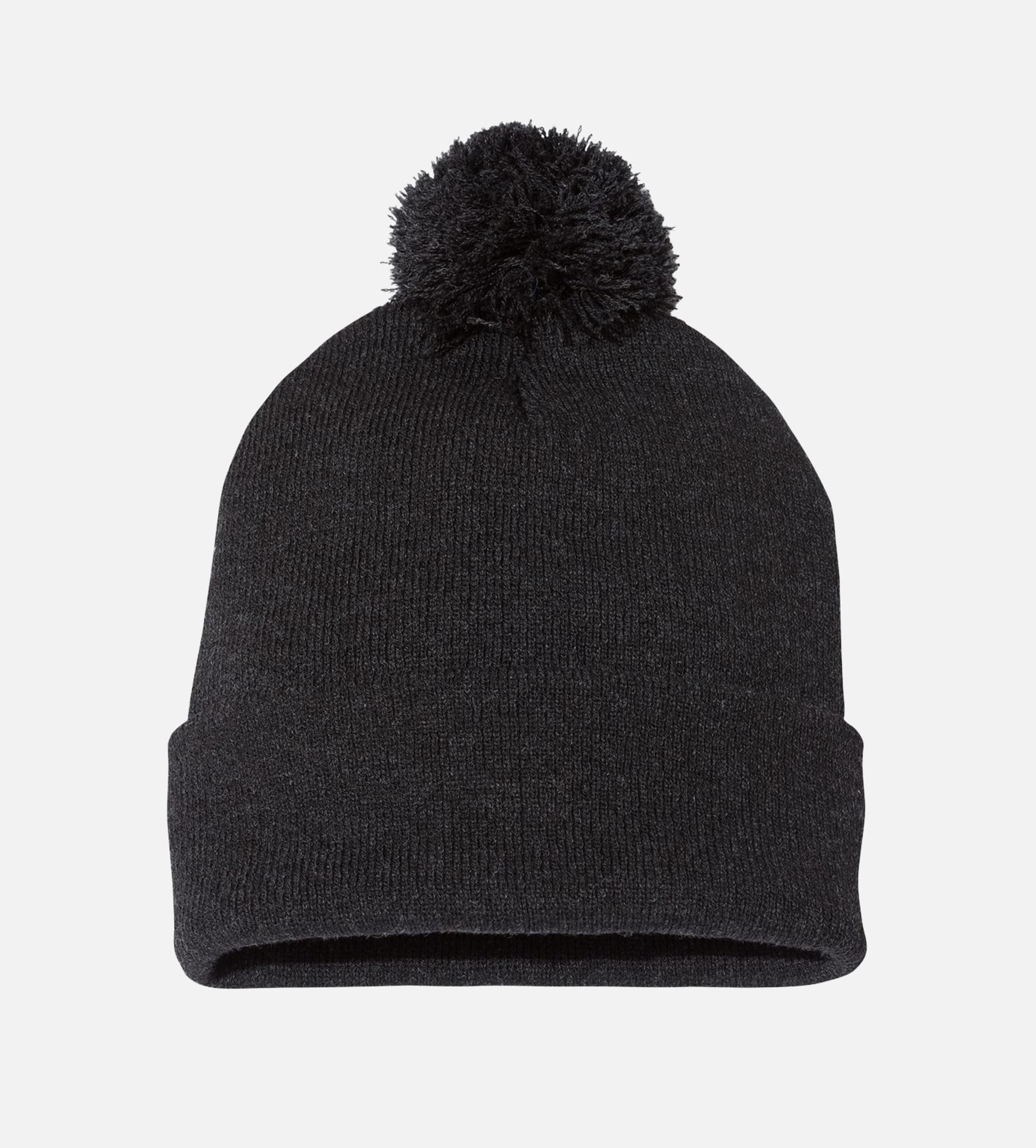 12" Pom-Pom Cuffed Beanie