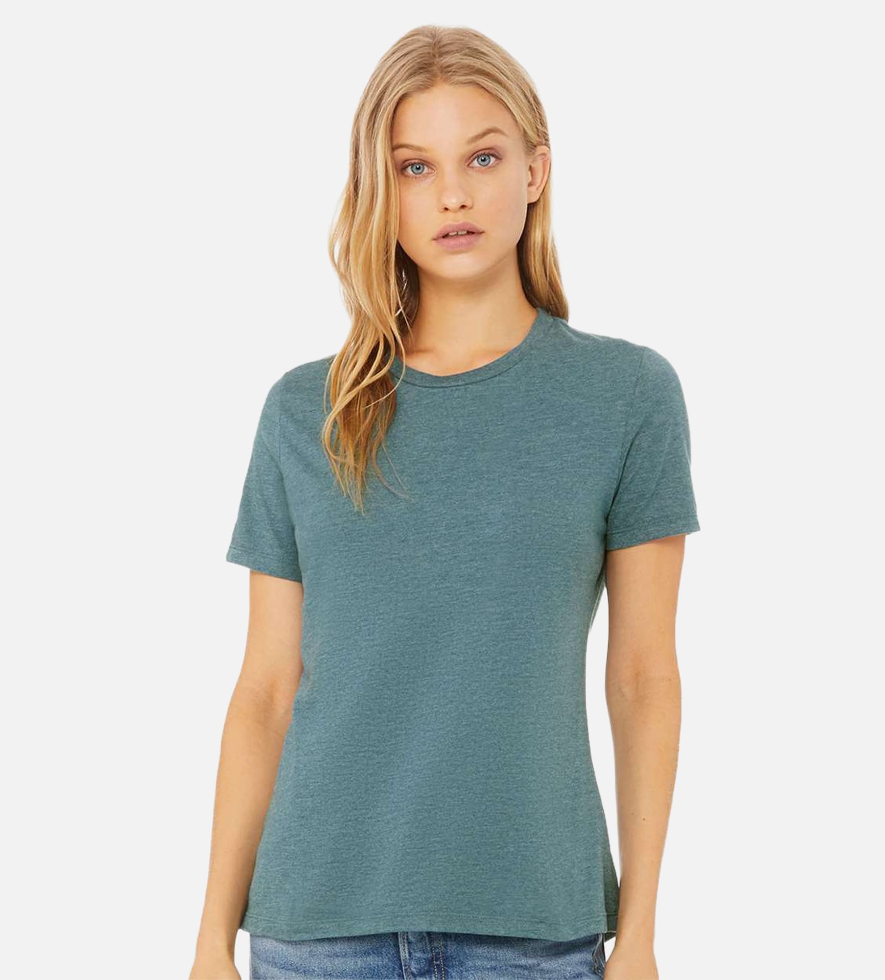 Women’s Relaxed Fit Heather CVC T-shirt