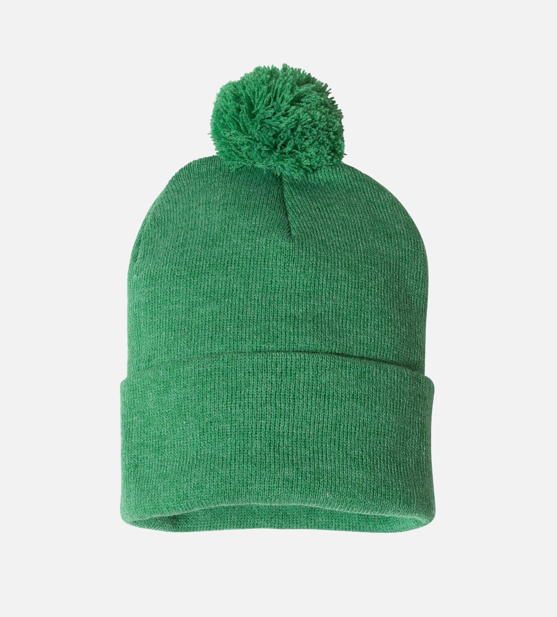 12" Pom-Pom Cuffed Beanie