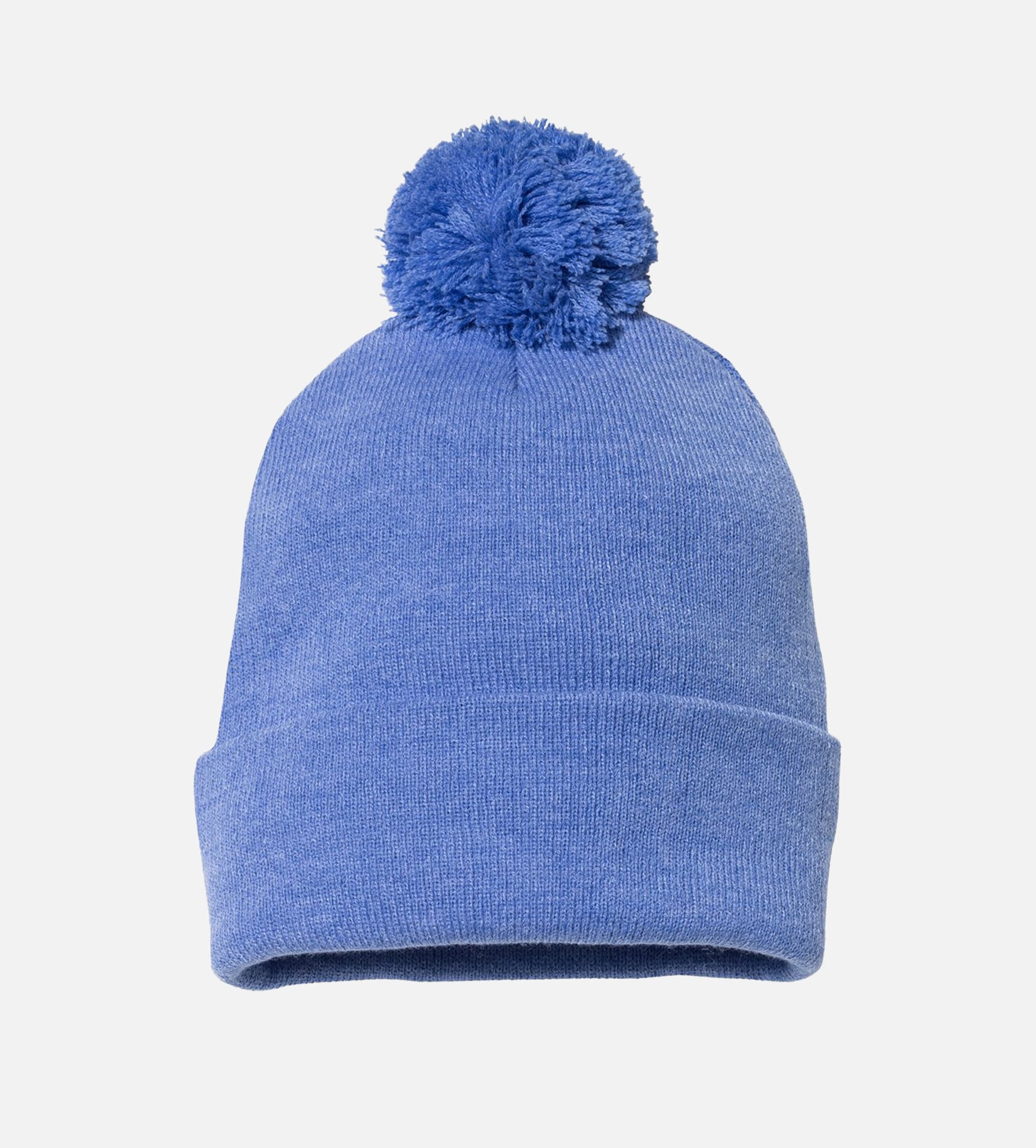 12" Pom-Pom Cuffed Beanie