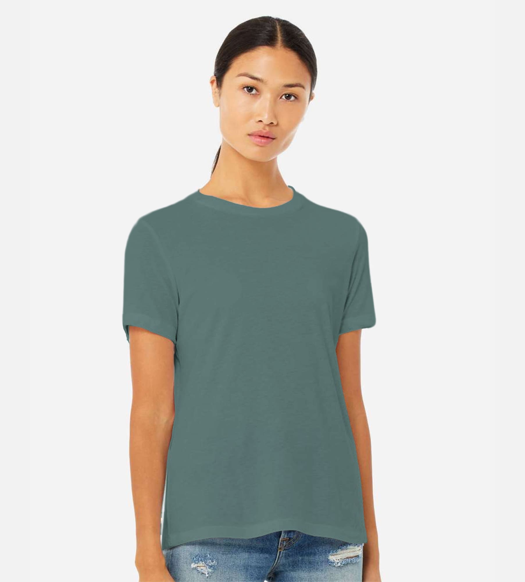 Women’s Relaxed Fit Heather CVC T-shirt