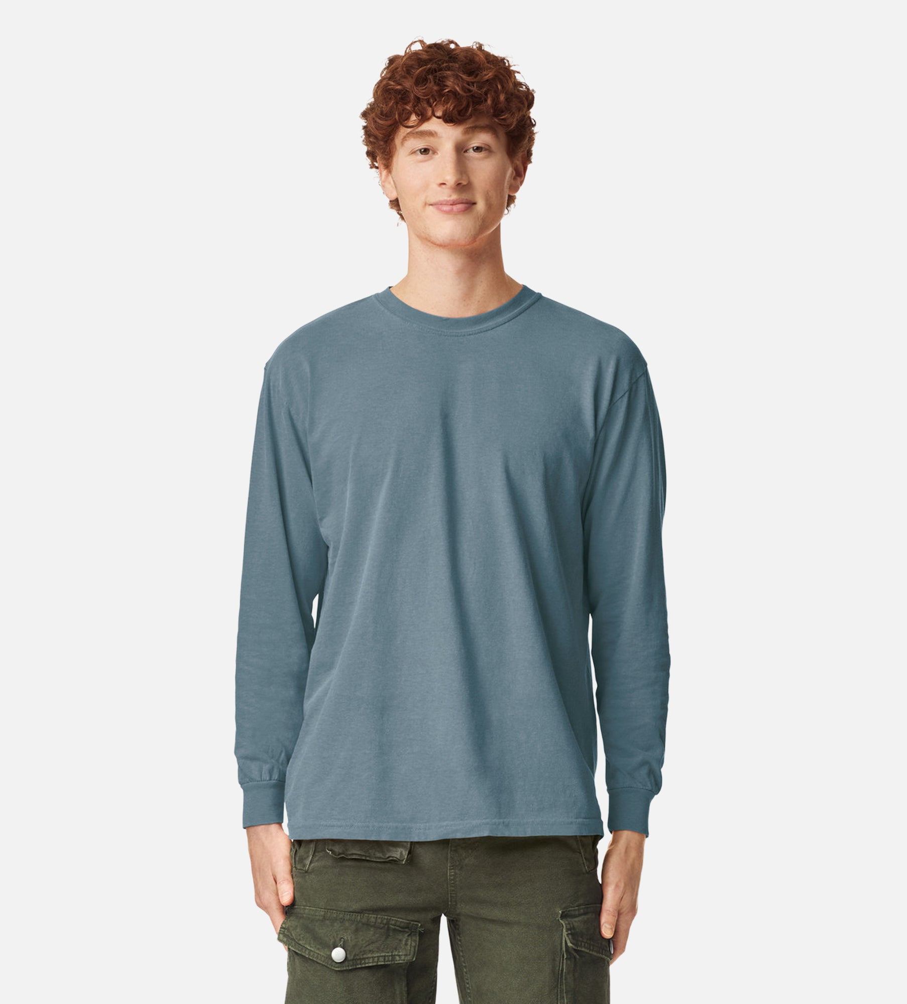 Unisex Garment-Dyed Heavyweight Long Sleeve T-Shirt