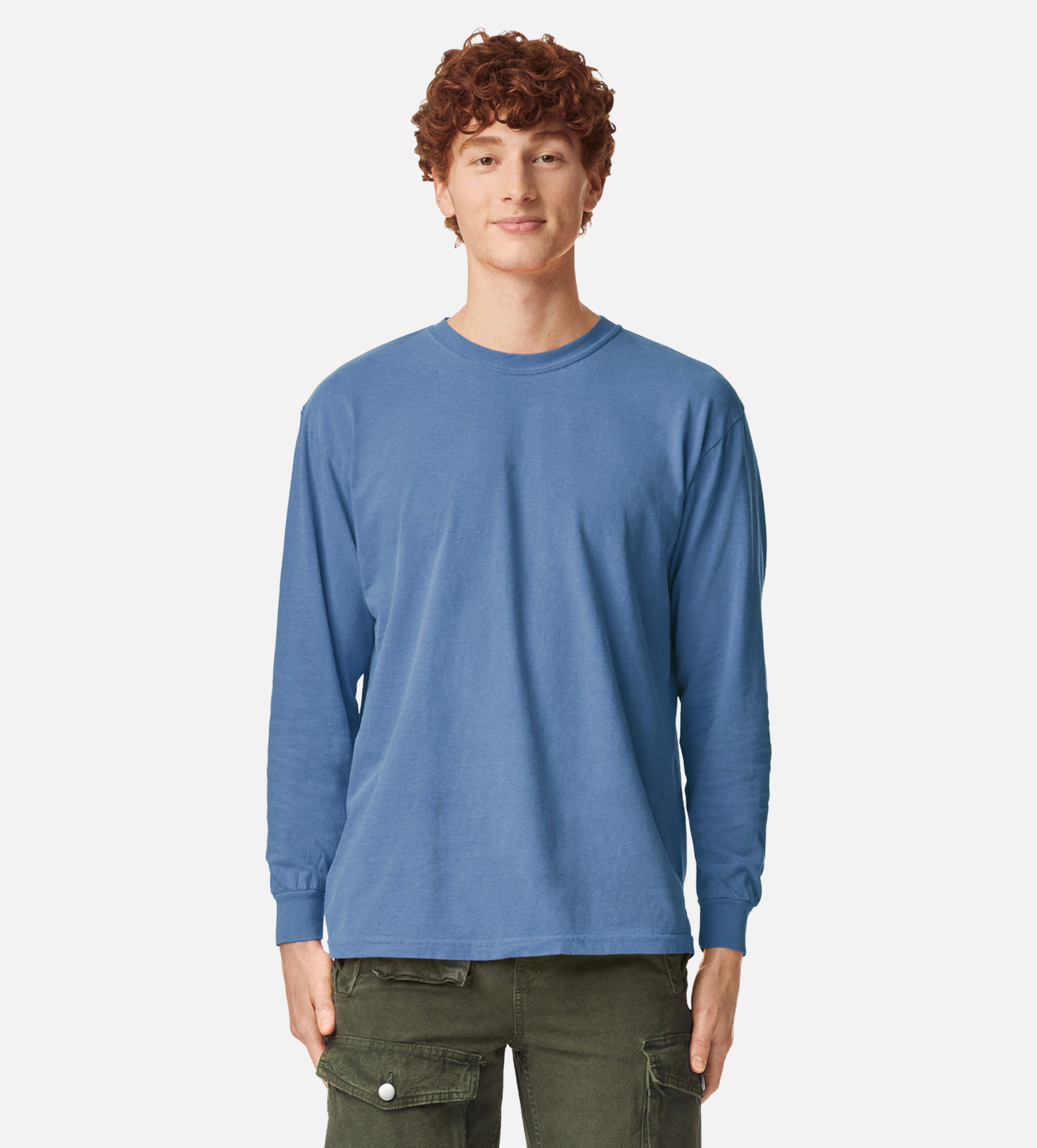 Unisex Garment-Dyed Heavyweight Long Sleeve T-Shirt