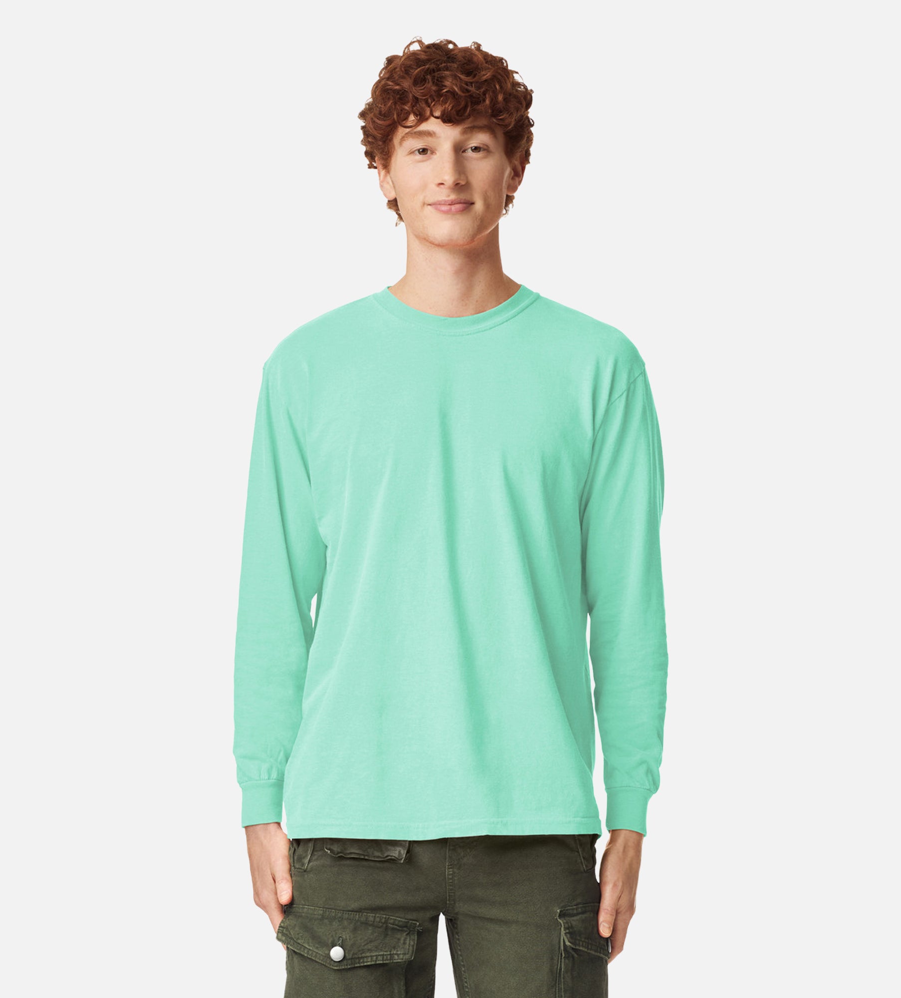 Unisex Garment-Dyed Heavyweight Long Sleeve T-Shirt