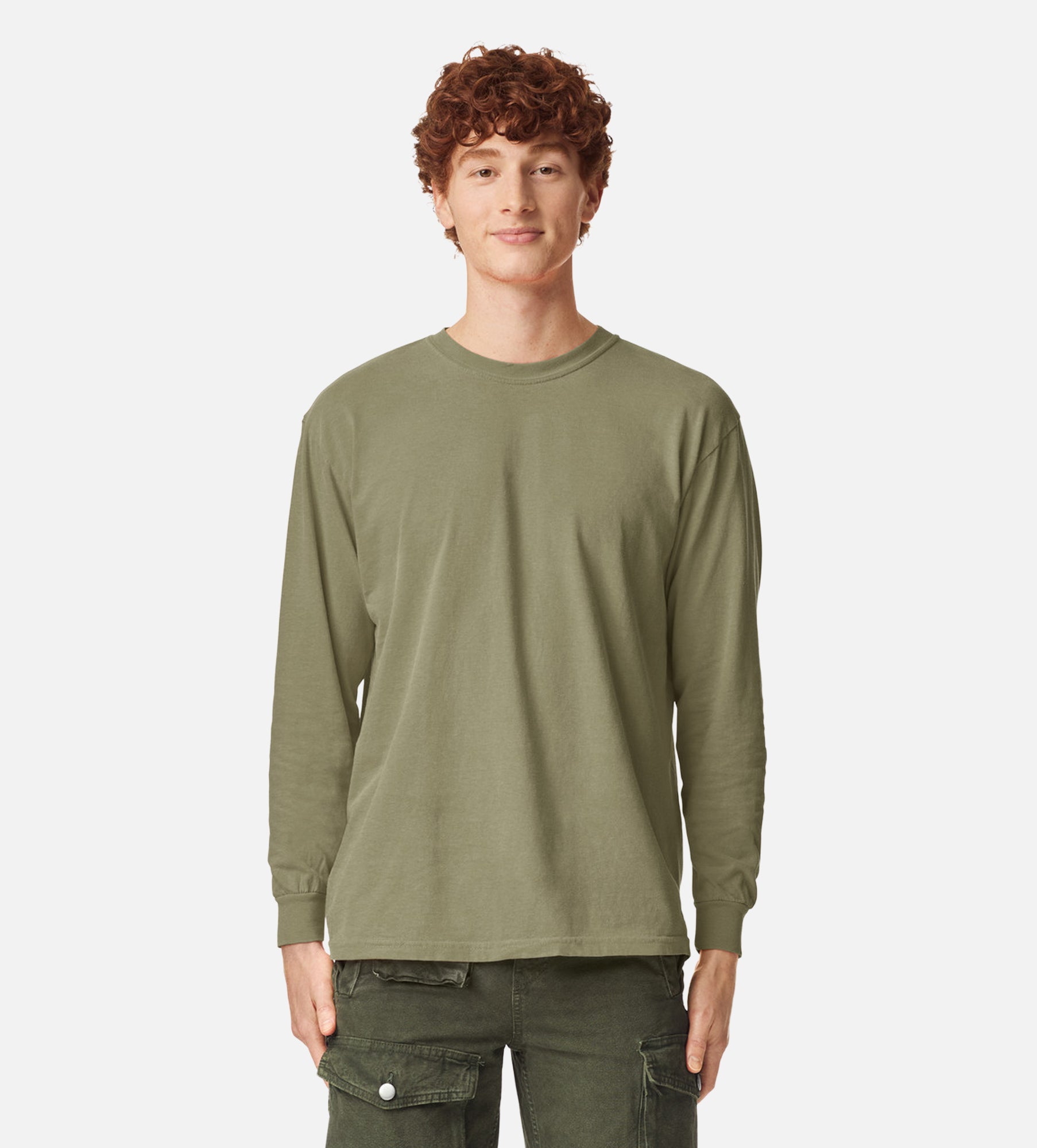 Unisex Garment-Dyed Heavyweight Long Sleeve T-Shirt