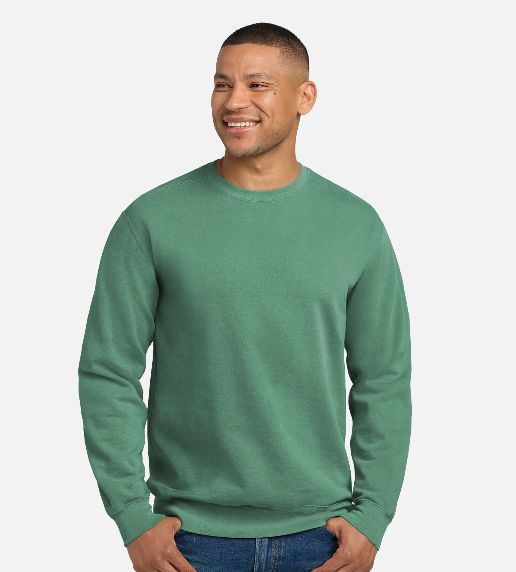 Unisex Garment-Dyed Crewneck Sweatshirt