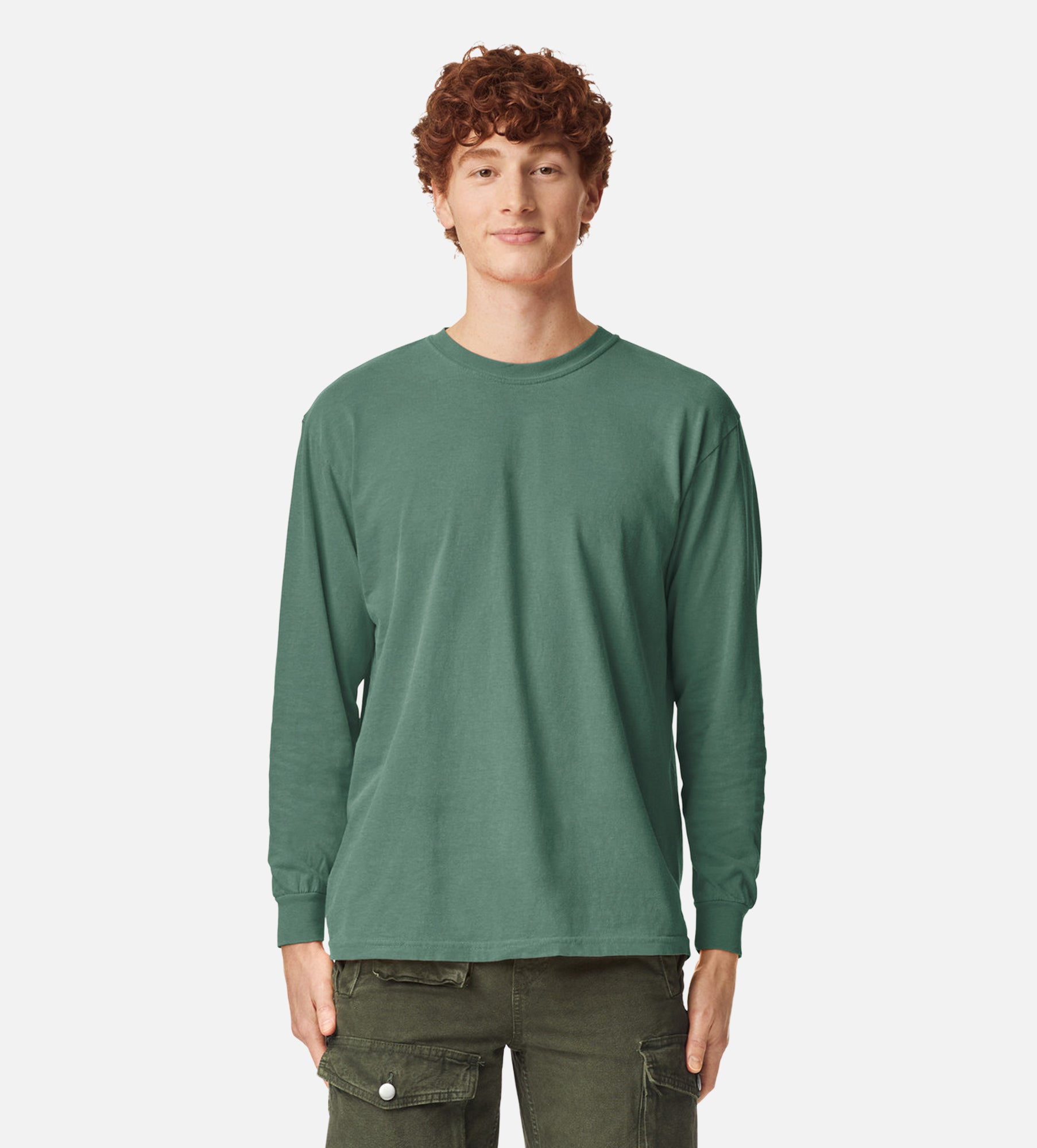 Unisex Garment-Dyed Heavyweight Long Sleeve T-Shirt