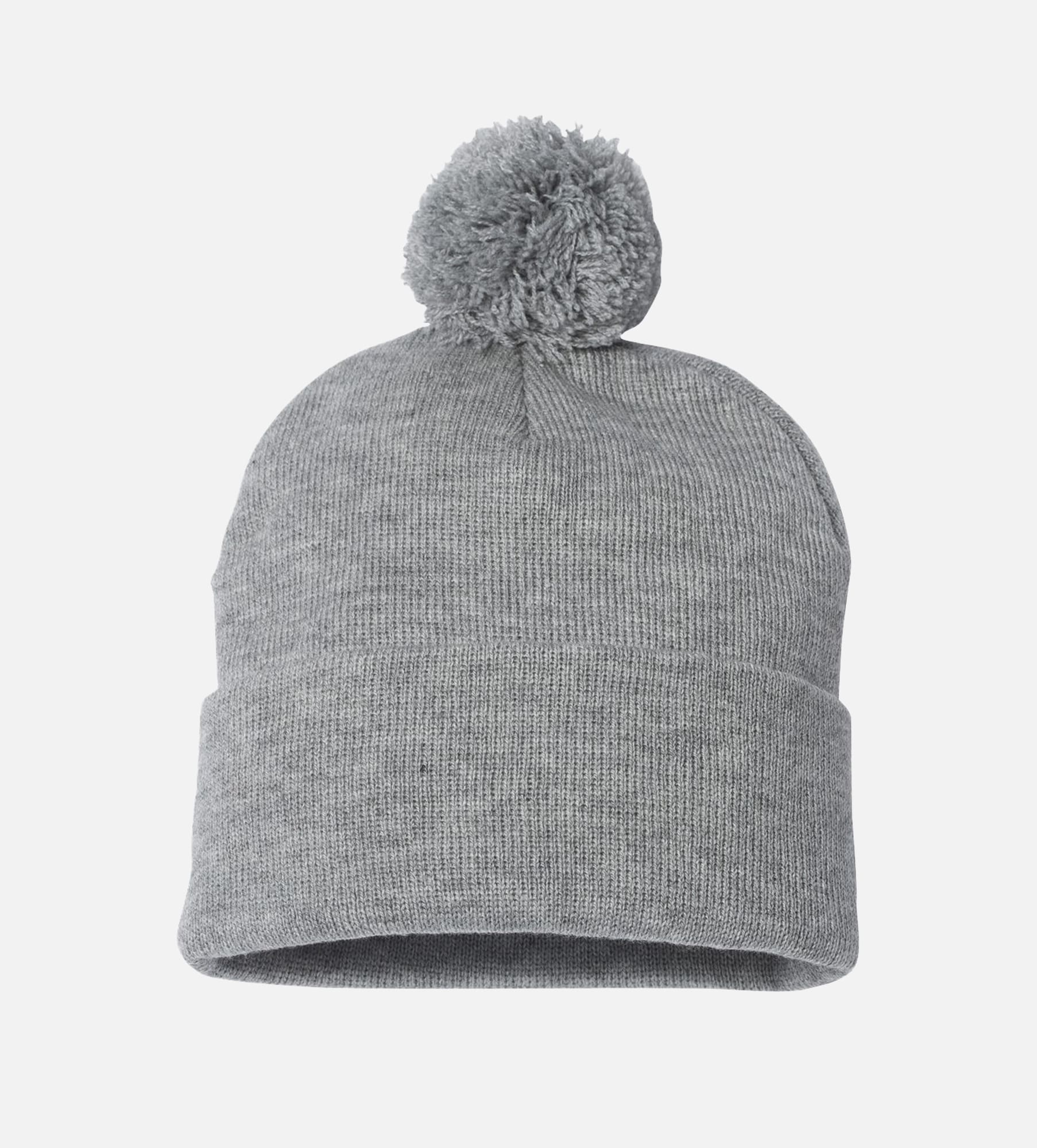 12" Pom-Pom Cuffed Beanie