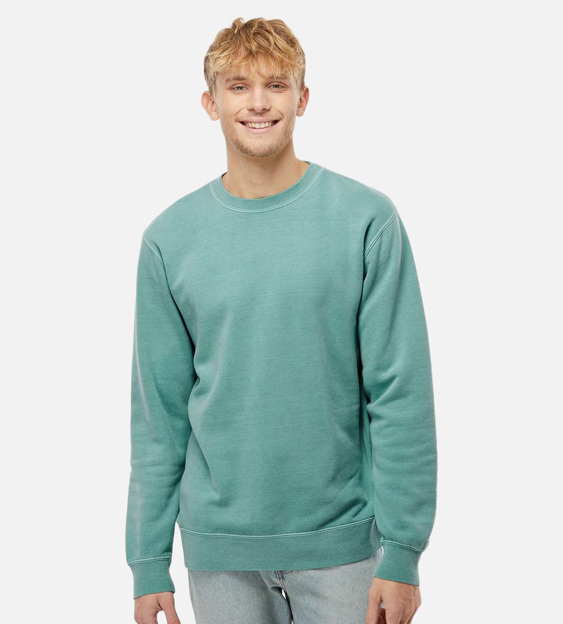 Unisex Midweight Pigment-Dyed Crewneck Sweatshirt