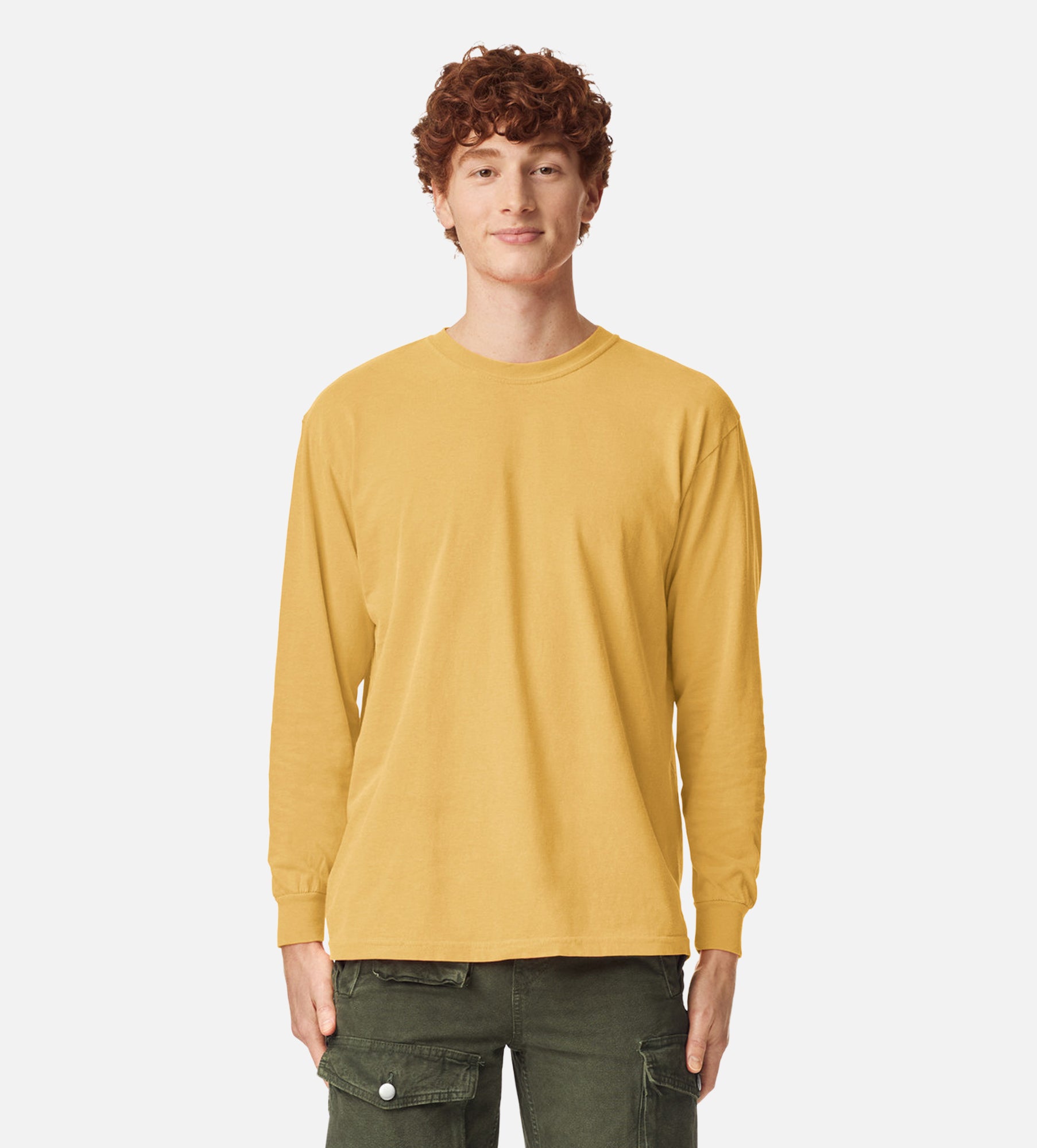 Unisex Garment-Dyed Heavyweight Long Sleeve T-Shirt