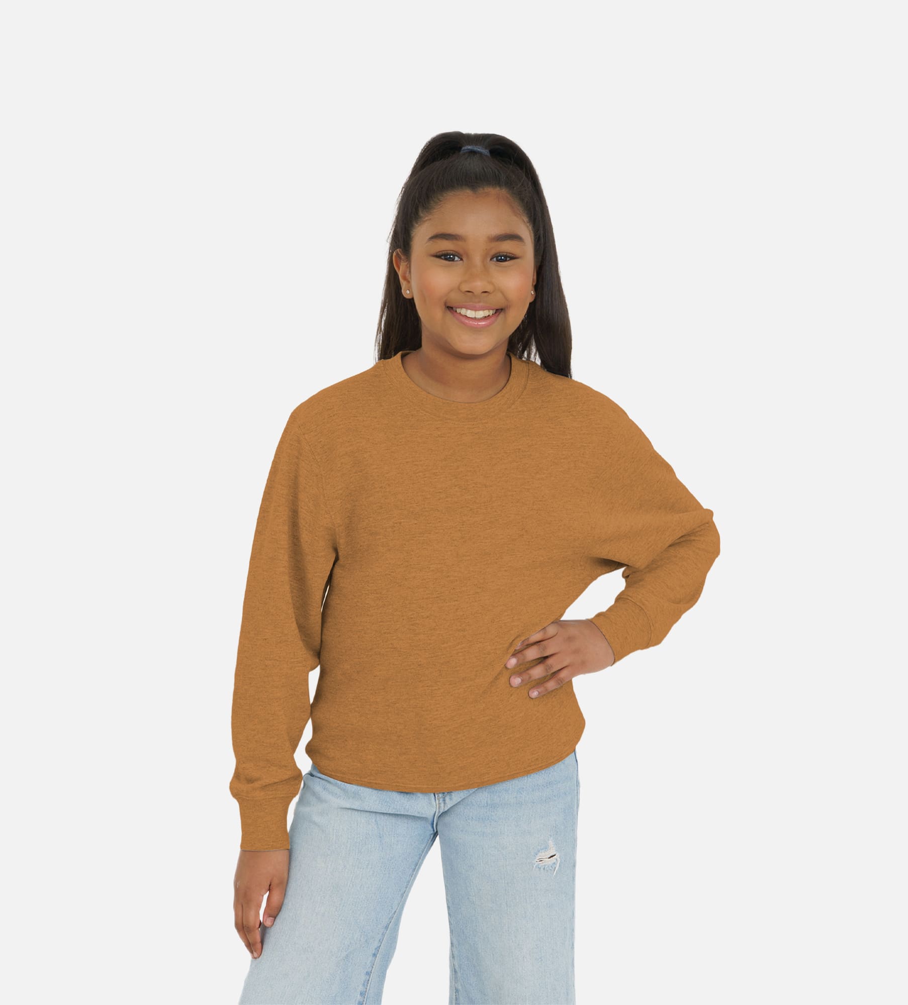 Everyday Fleece Crewneck Youth Sweatshirt