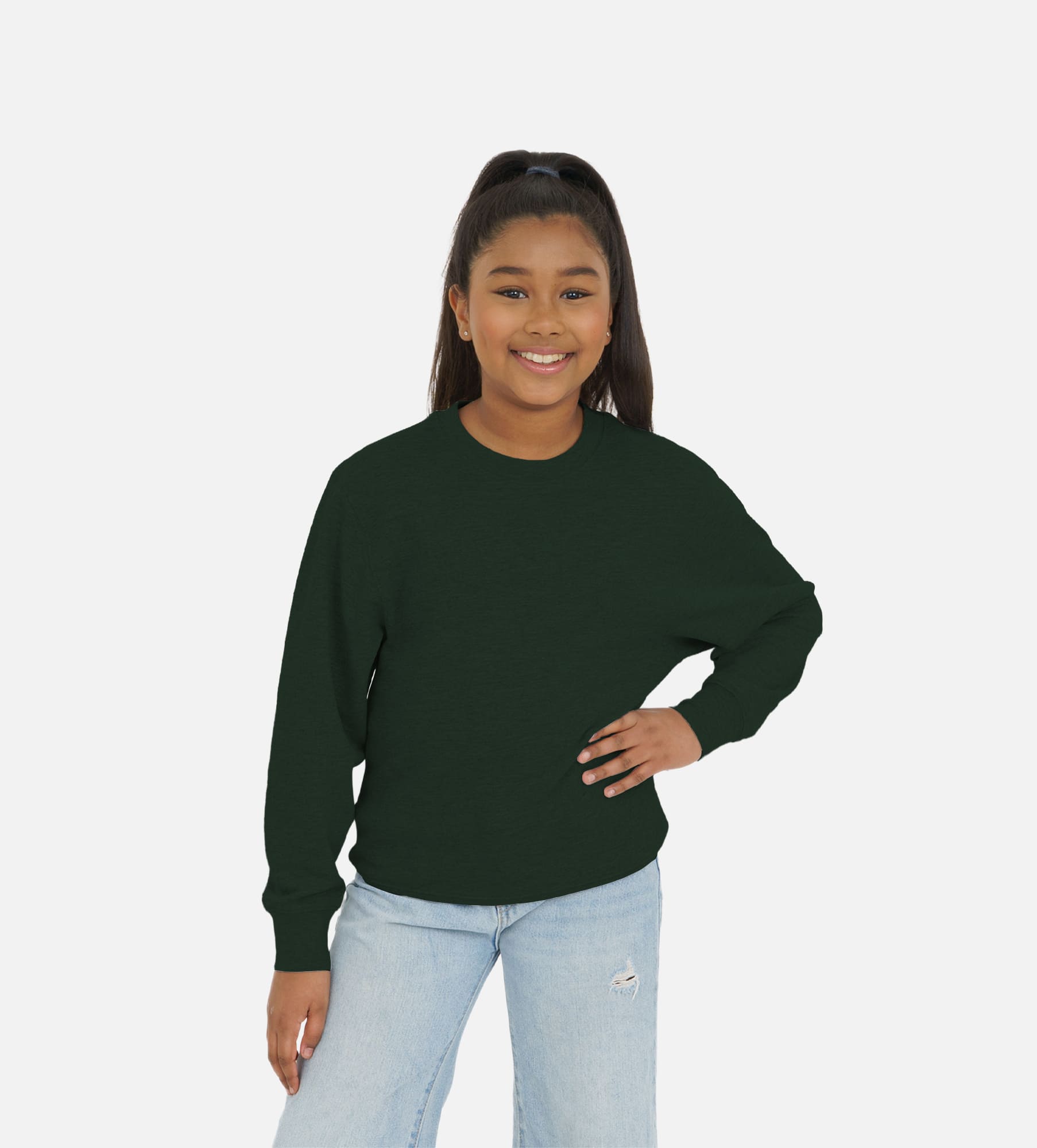 Everyday Fleece Crewneck Youth Sweatshirt
