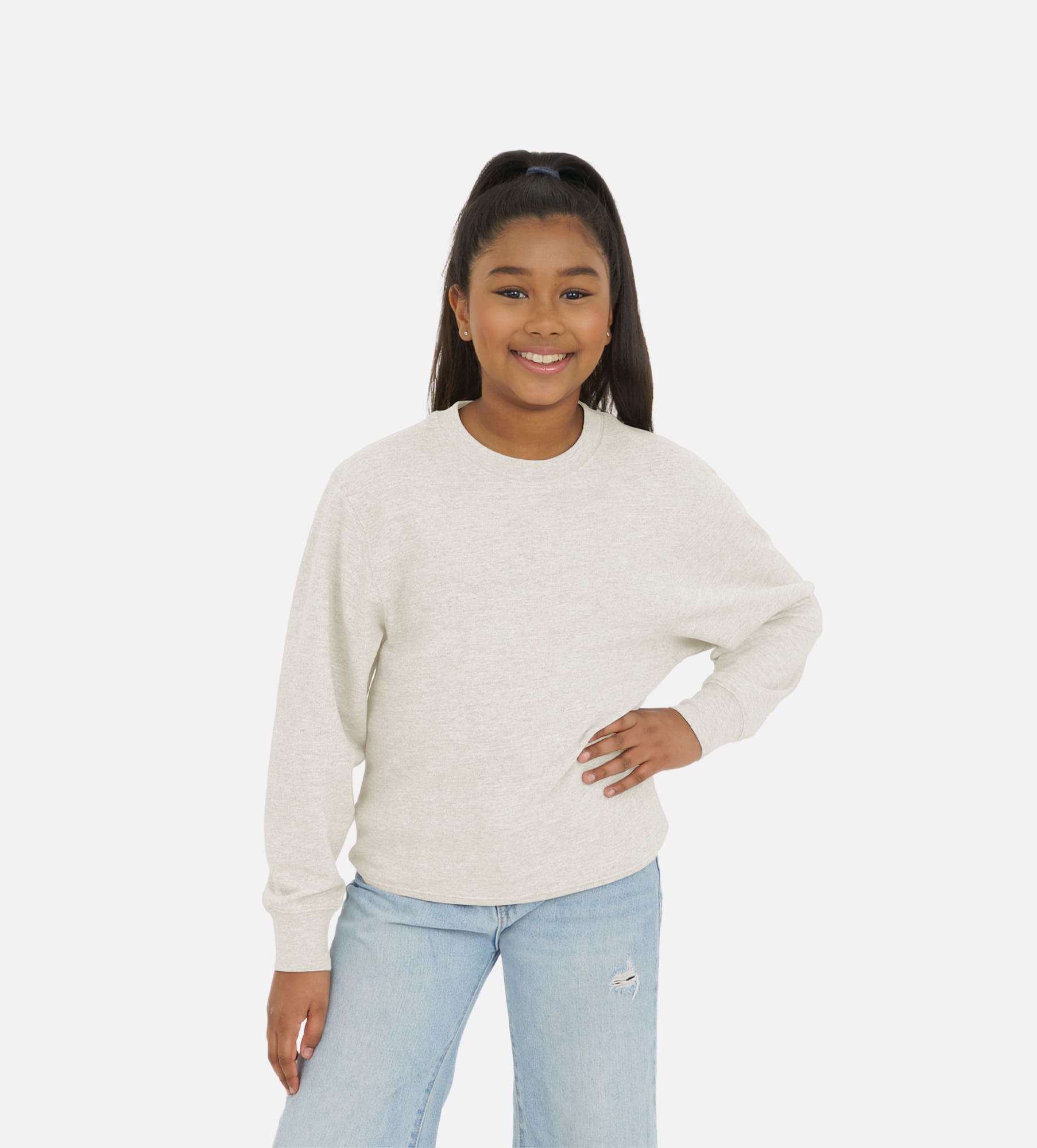 Everyday Fleece Crewneck Youth Sweatshirt