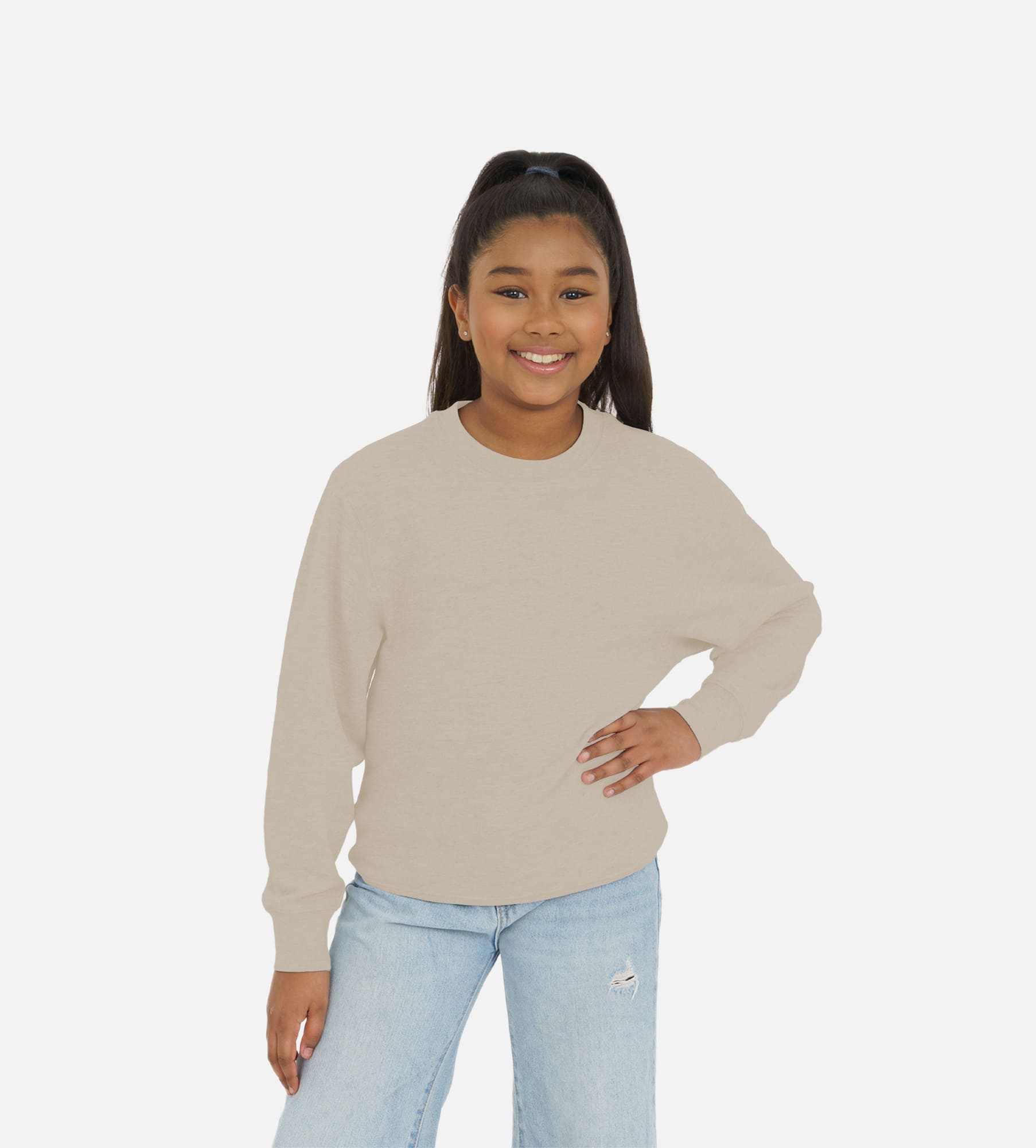 Everyday Fleece Crewneck Youth Sweatshirt
