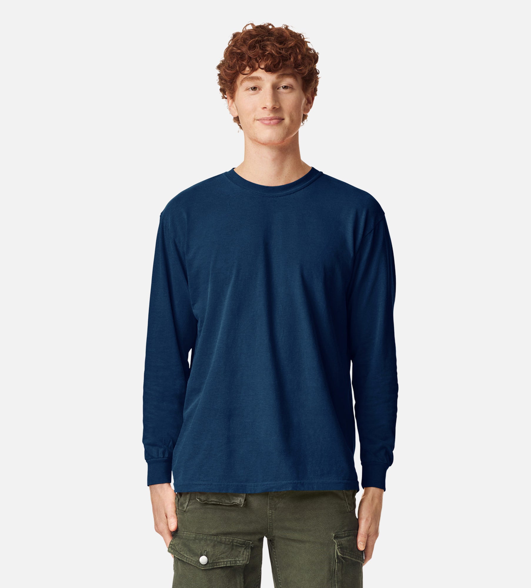 Unisex Garment-Dyed Heavyweight Long Sleeve T-Shirt