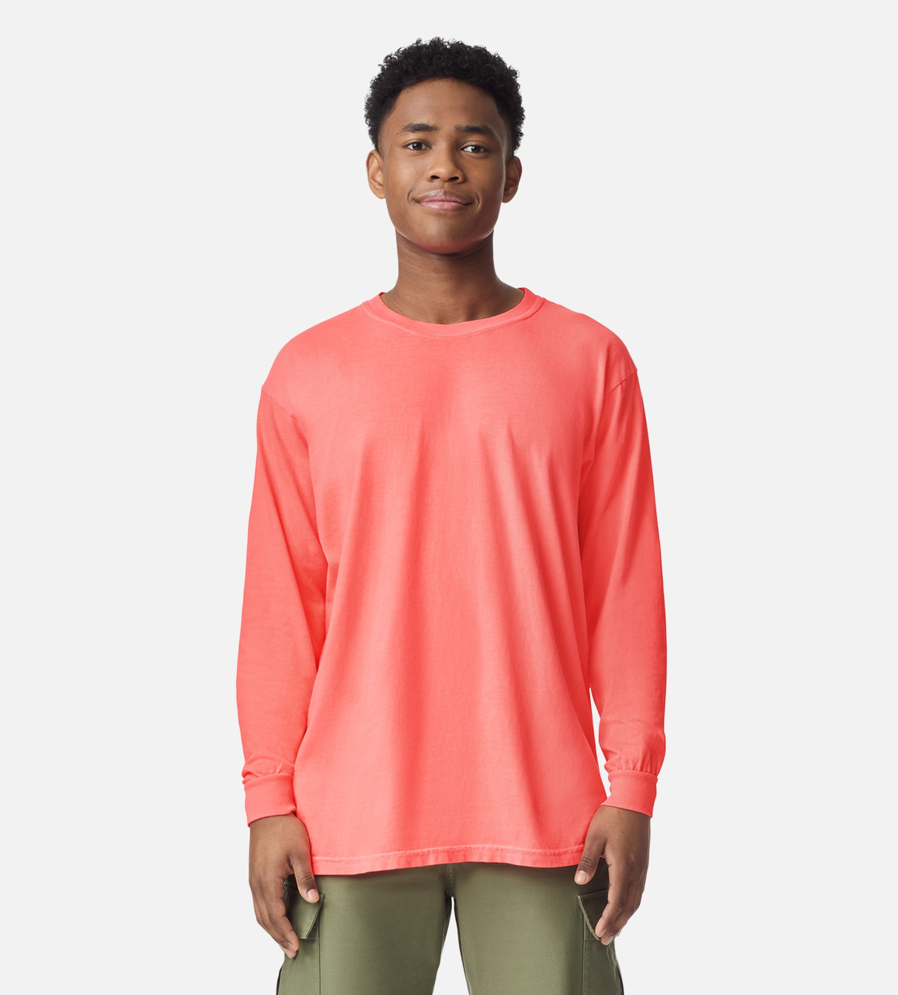 Unisex Garment-Dyed Heavyweight Long Sleeve T-Shirt