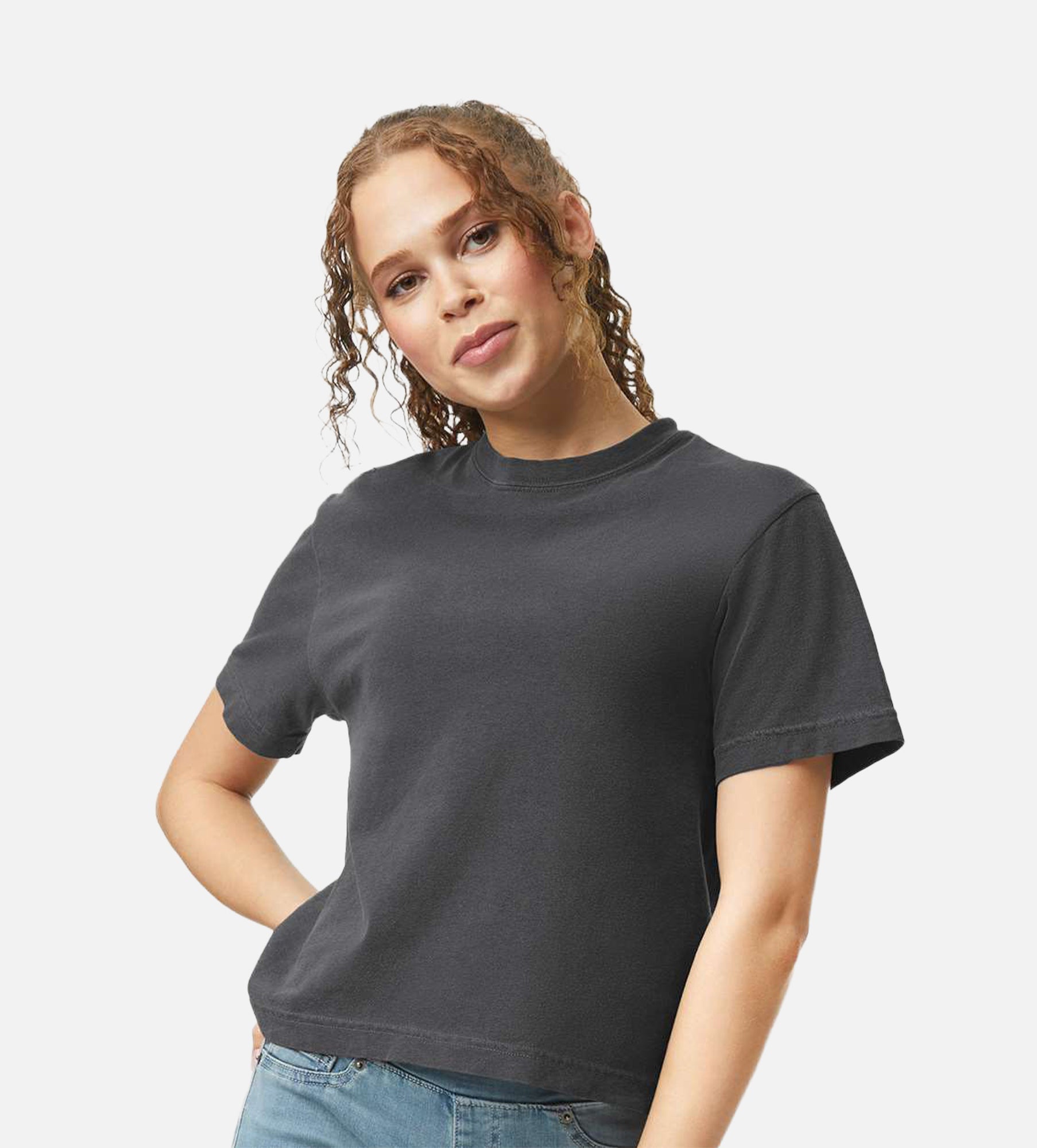 Women's Garment-Dyed Heavyweight Boxy T-Shirt