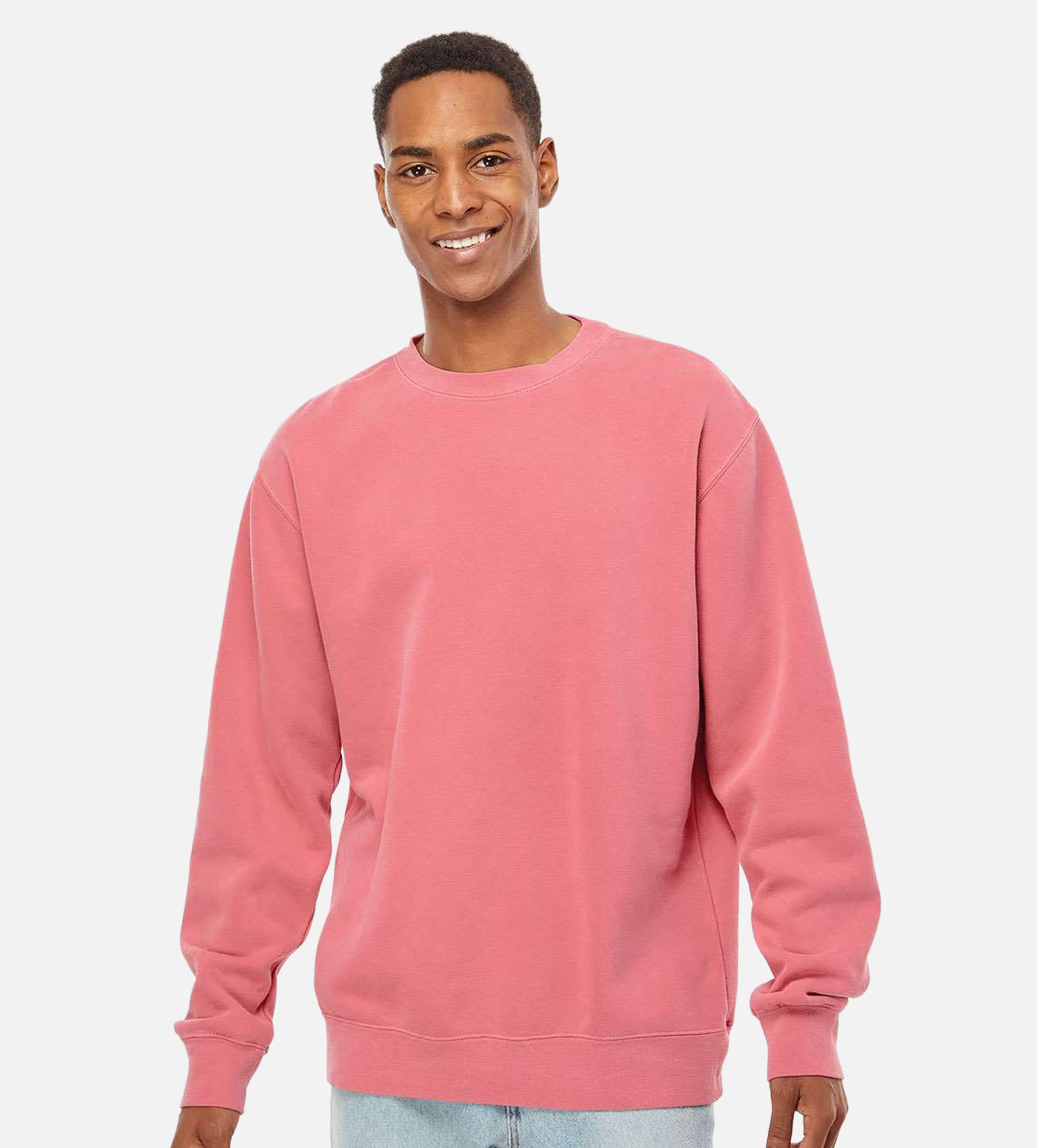 Unisex Midweight Pigment-Dyed Crewneck Sweatshirt