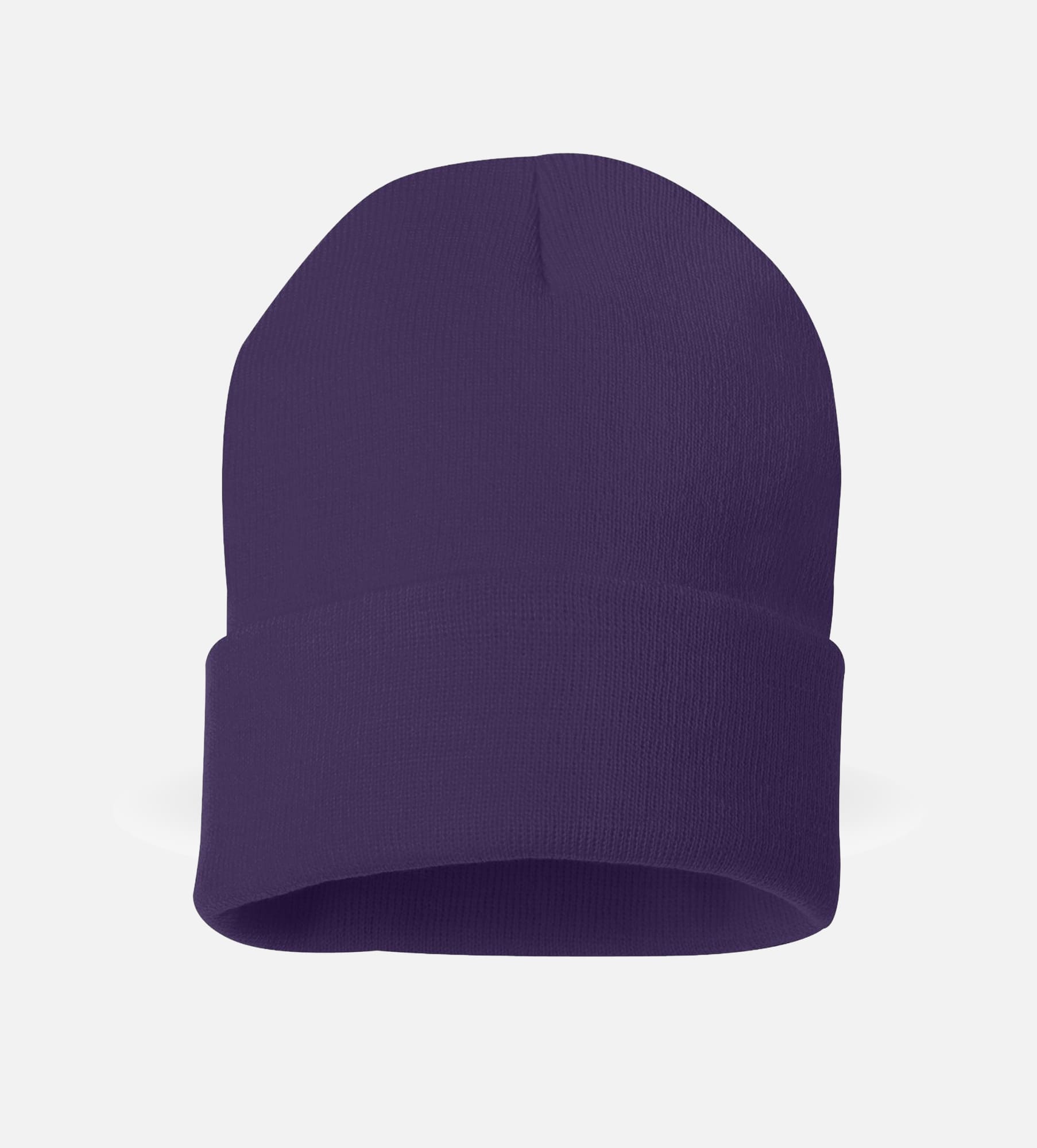 12" Solid Cuffed Beanie