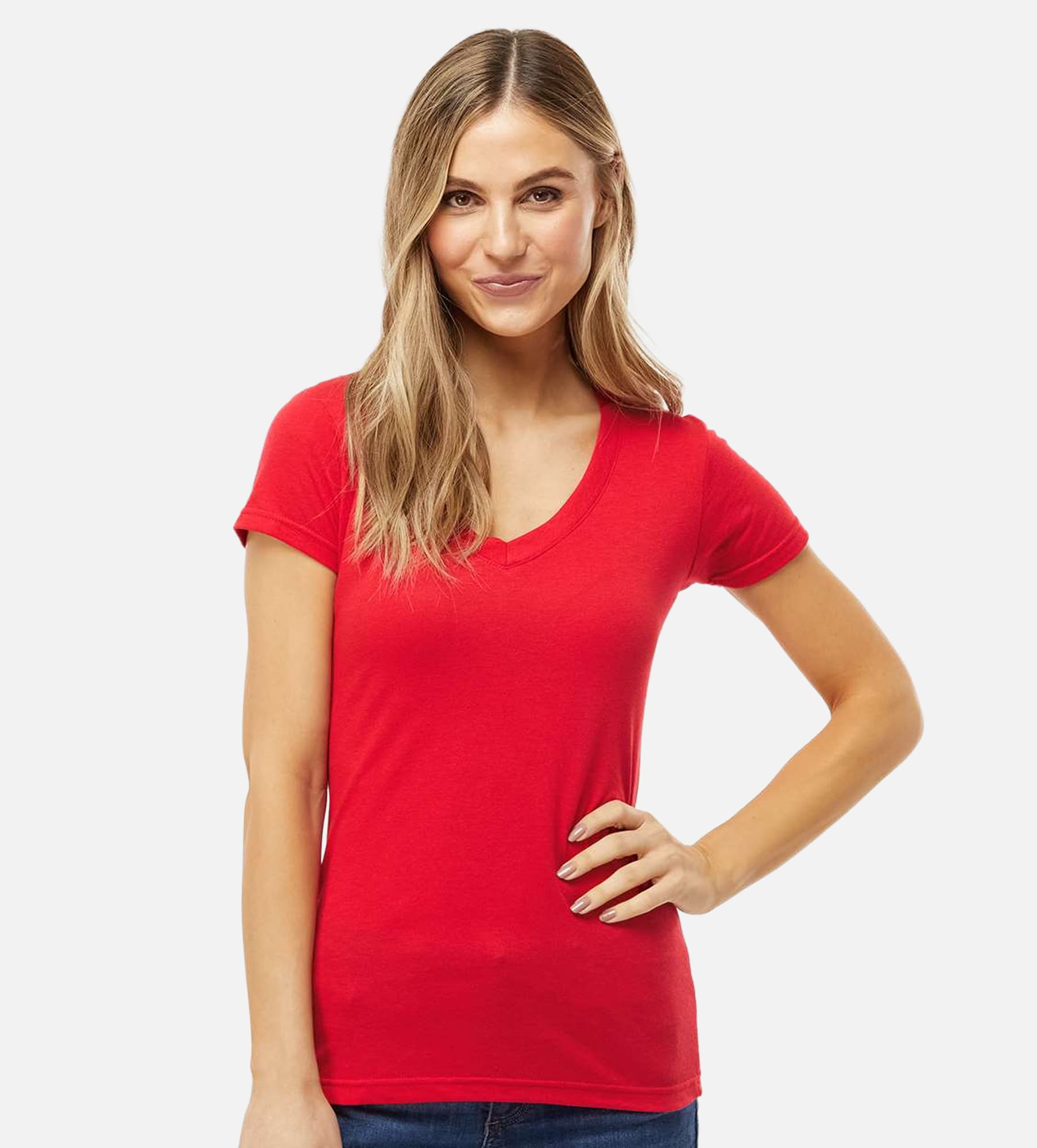 Women's Deluxe Blend V-Neck T-Shirt