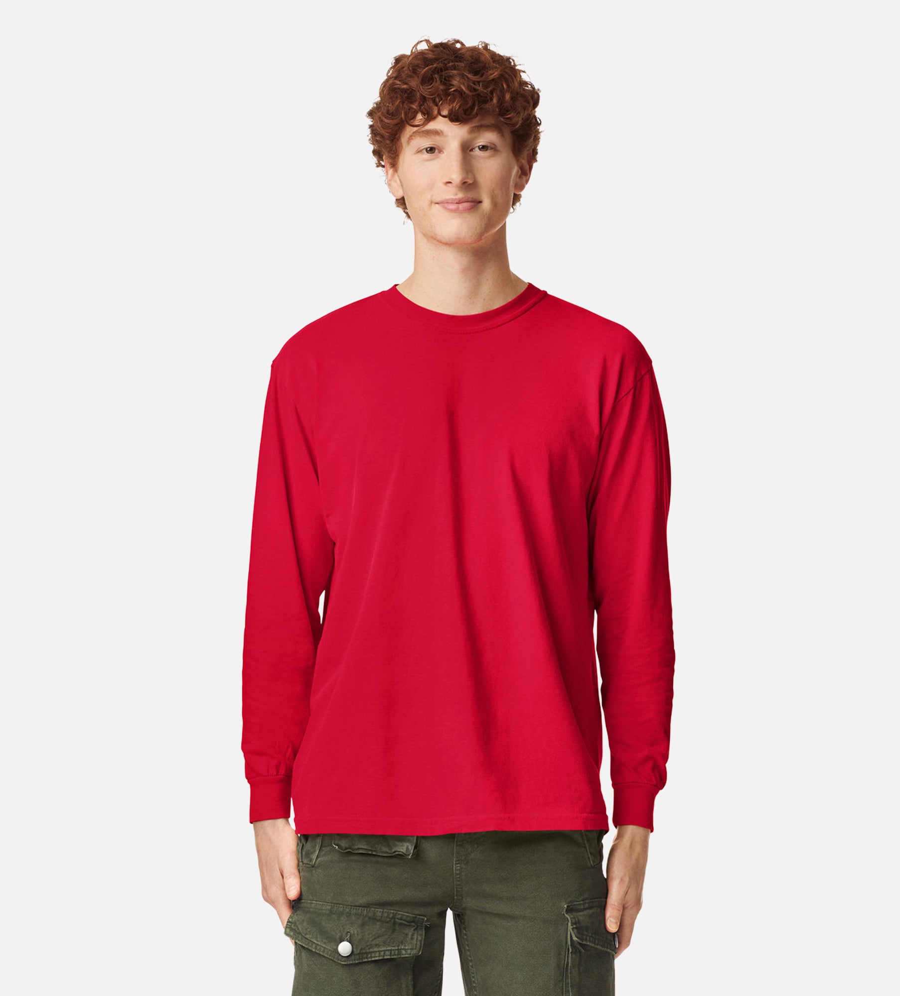Unisex Garment-Dyed Heavyweight Long Sleeve T-Shirt