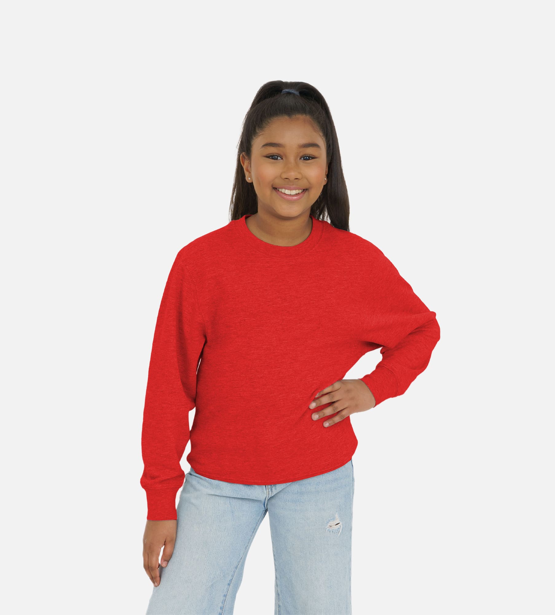 Everyday Fleece Crewneck Youth Sweatshirt