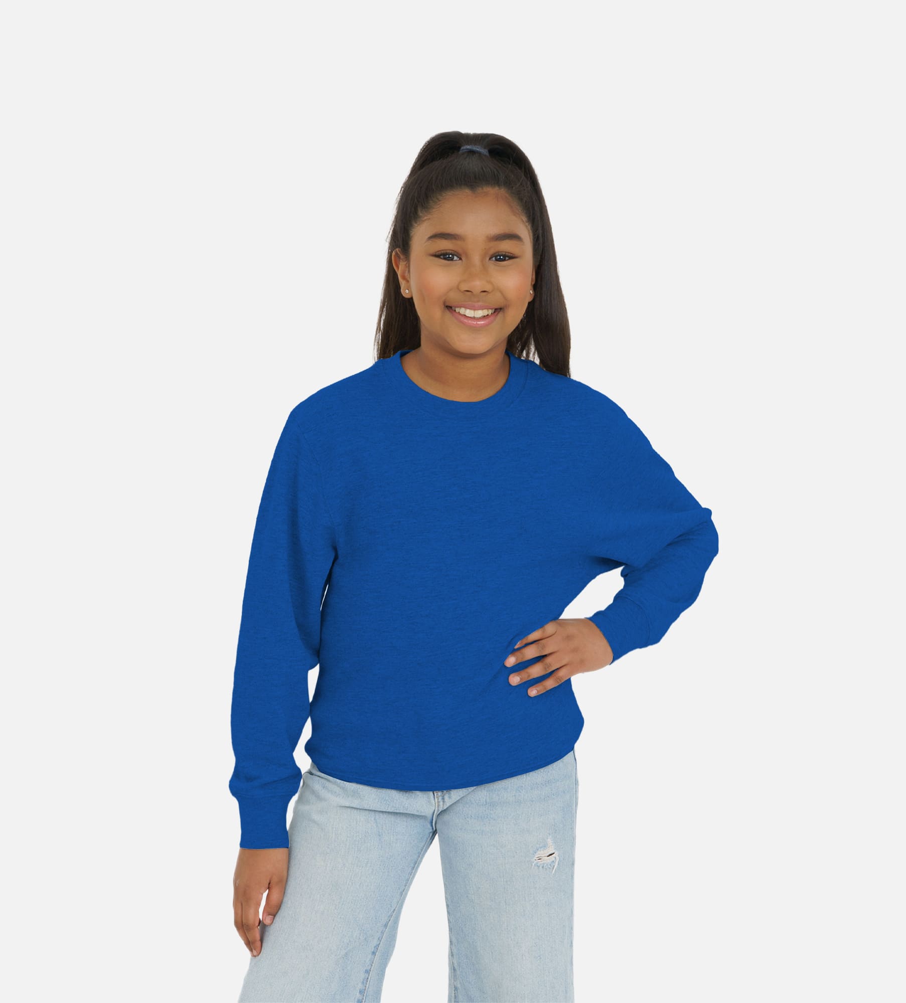 Everyday Fleece Crewneck Youth Sweatshirt