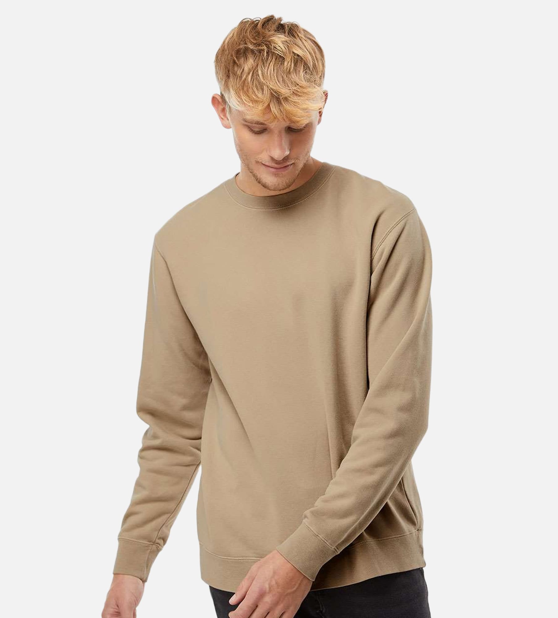 Unisex Midweight Pigment-Dyed Crewneck Sweatshirt