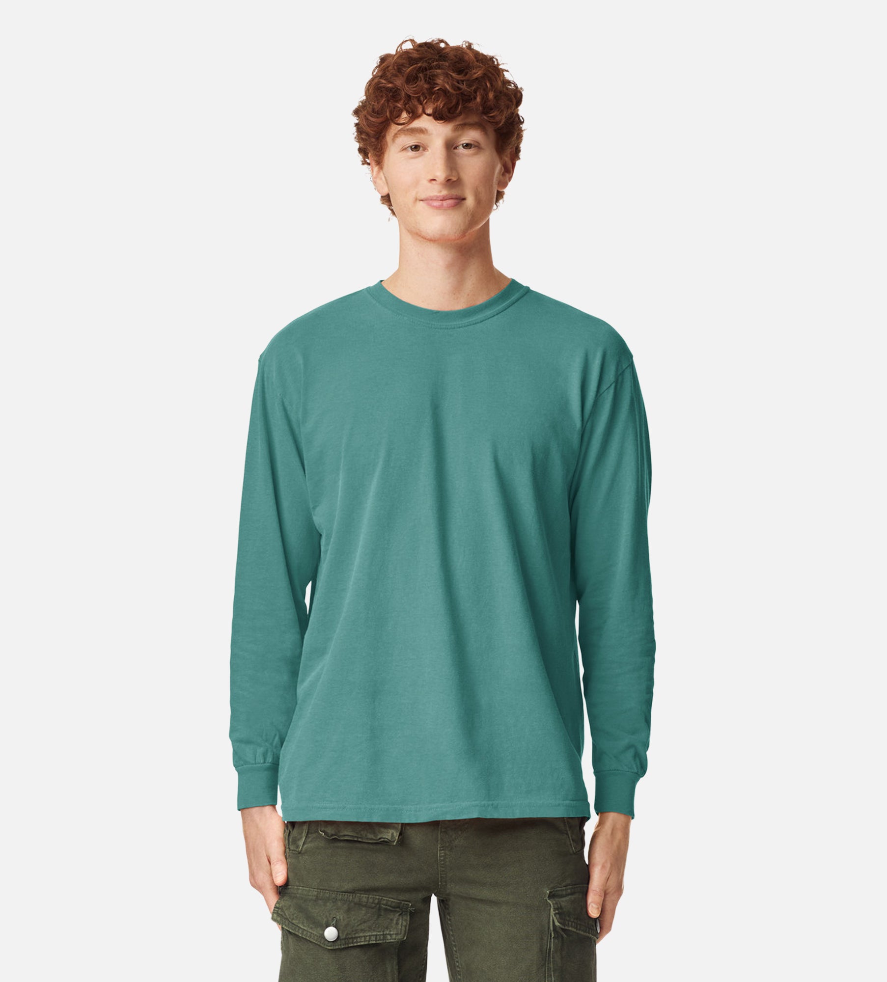 Unisex Garment-Dyed Heavyweight Long Sleeve T-Shirt