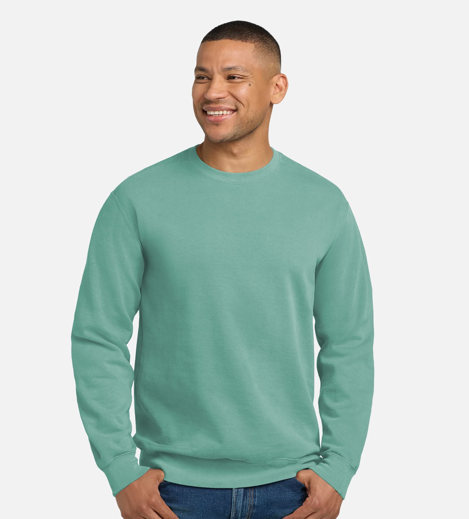 Unisex Garment-Dyed Crewneck Sweatshirt