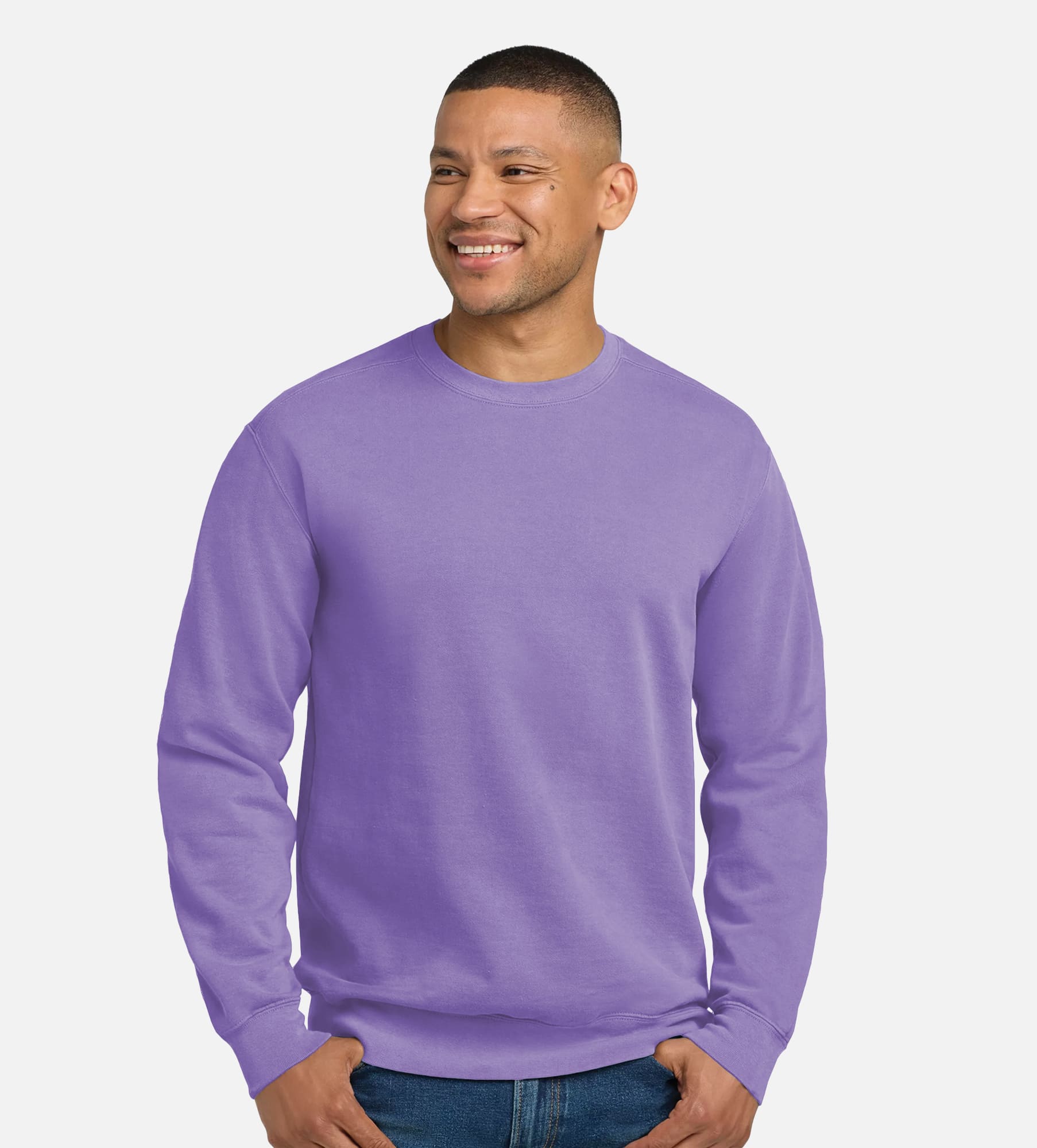 Unisex Garment-Dyed Crewneck Sweatshirt