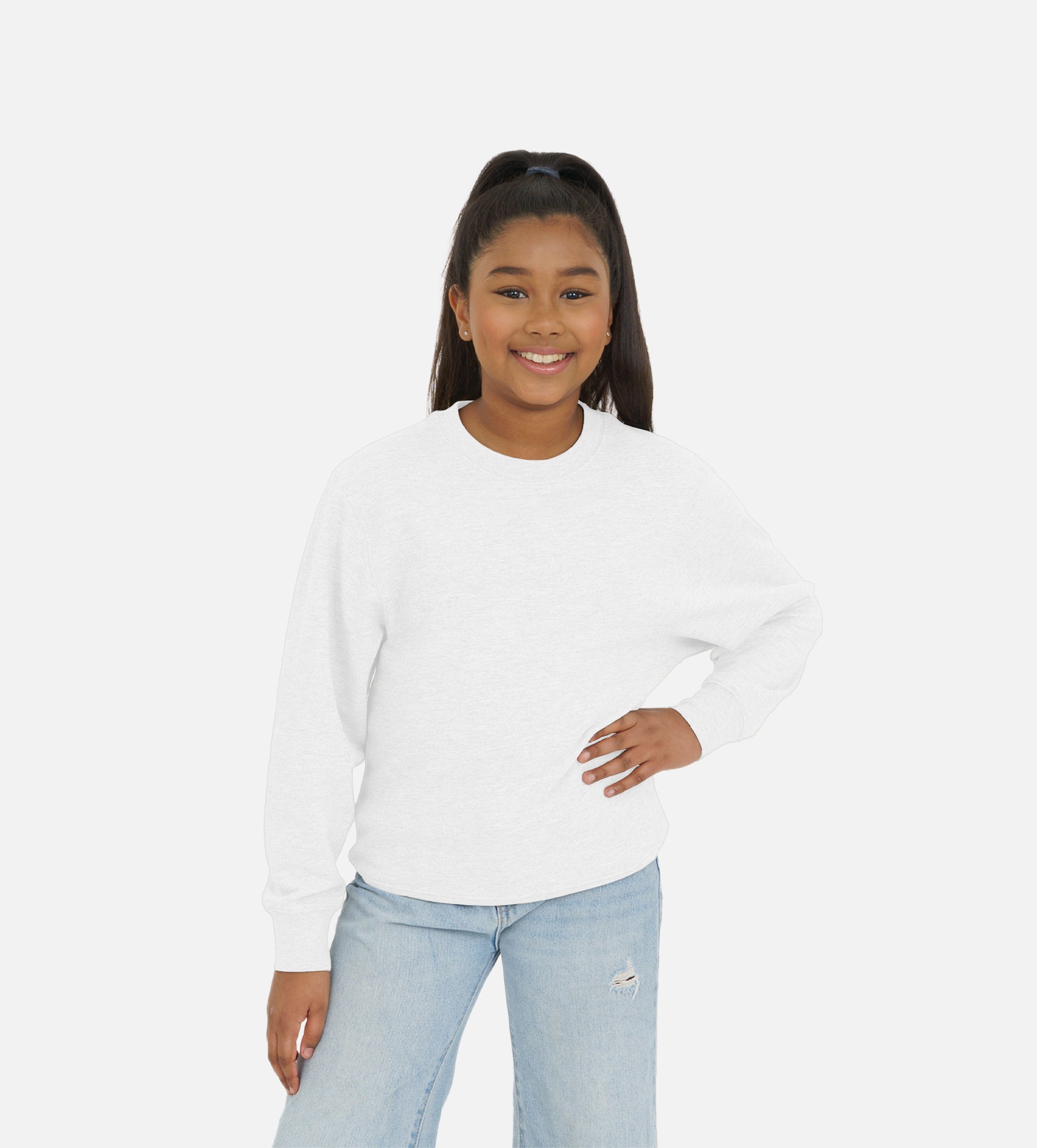 Everyday Fleece Crewneck Youth Sweatshirt