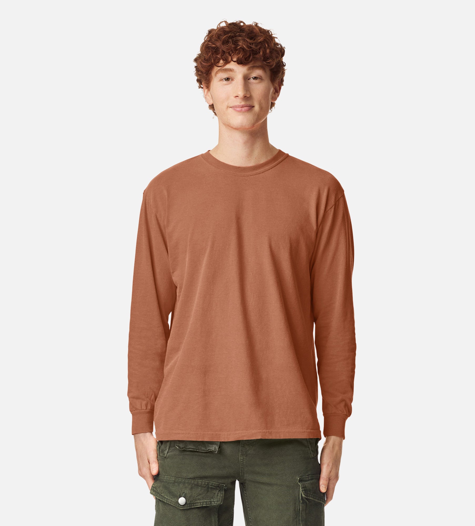 Unisex Garment-Dyed Heavyweight Long Sleeve T-Shirt