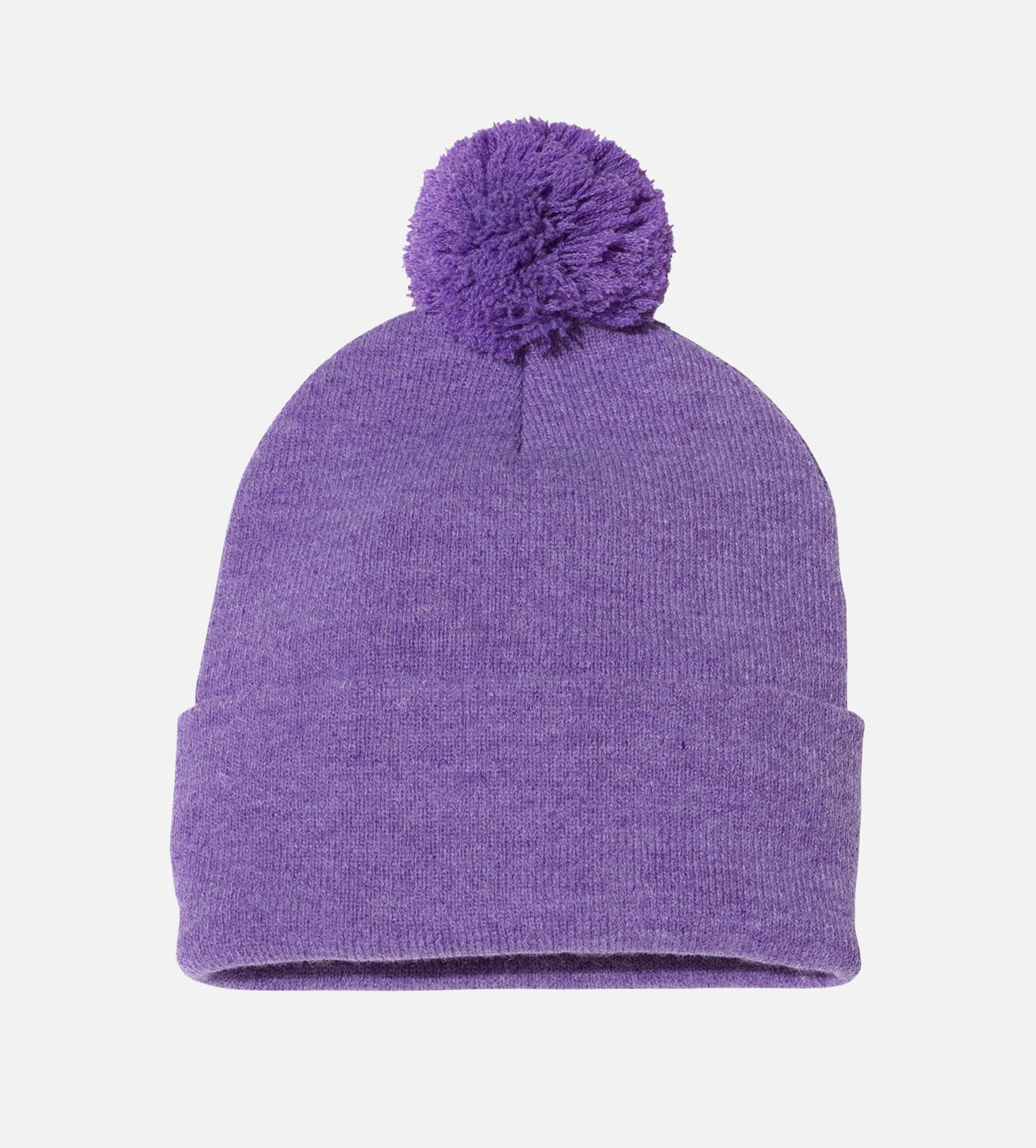 12" Pom-Pom Cuffed Beanie
